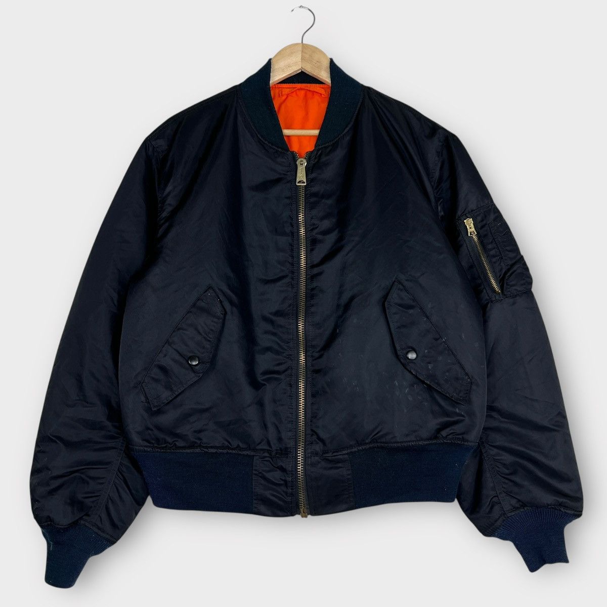 Alpha Industries Alpha Ma1 pain splash Reversible bomber Jacket Size US L / EU 52-54 / 3 - 1 Thumbnail