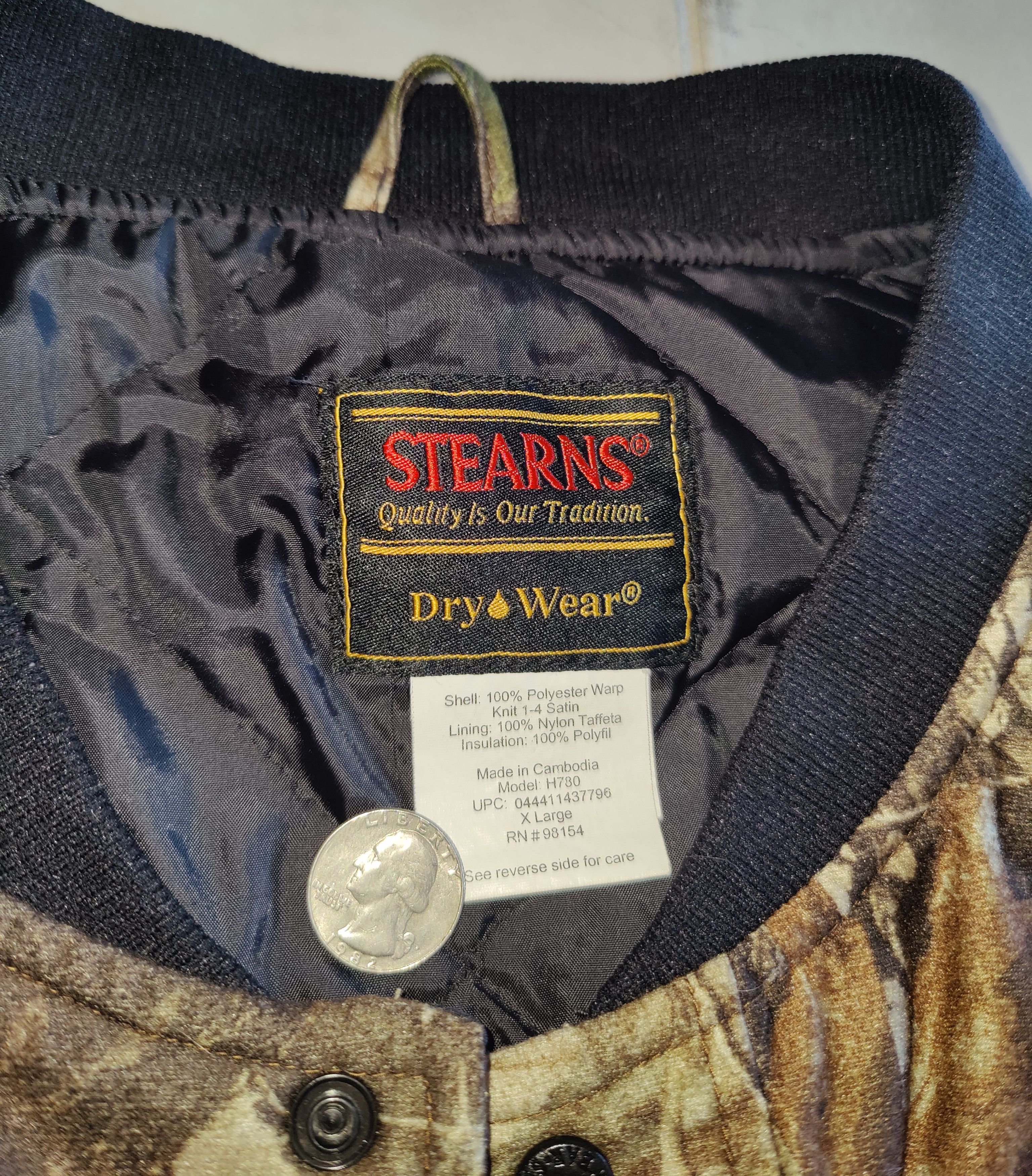 Realtree Stearns x Realtree Dry Wear Camo Button Jacket Size US XL / EU 56 / 4 - 7 Thumbnail