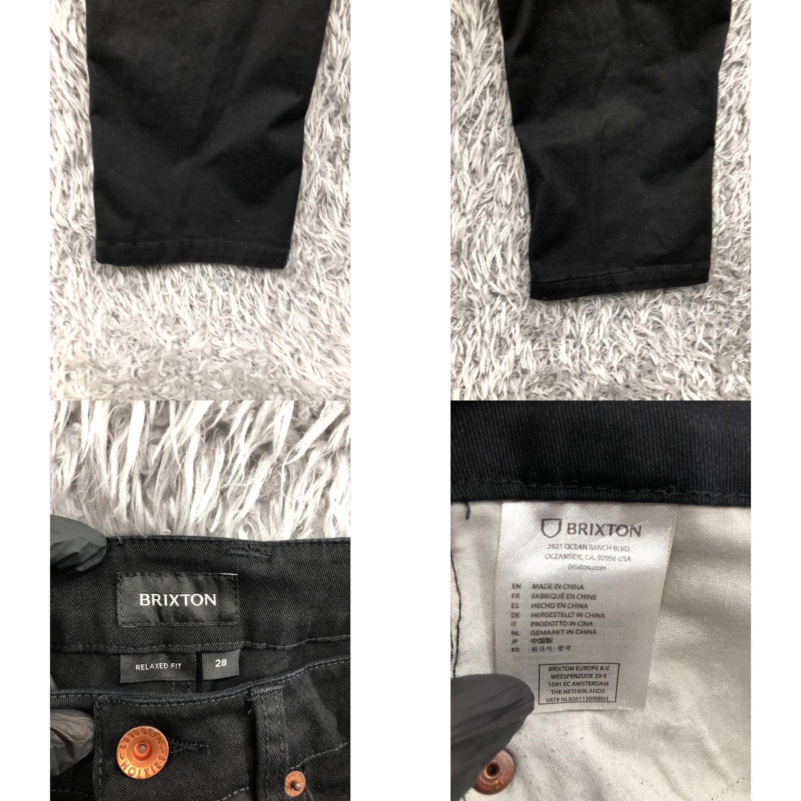 Brixton Brixton Carpenter Jeans Size 28 Womens Dark Wash Black Size 28" / US 6 / IT 42 - 8 Thumbnail