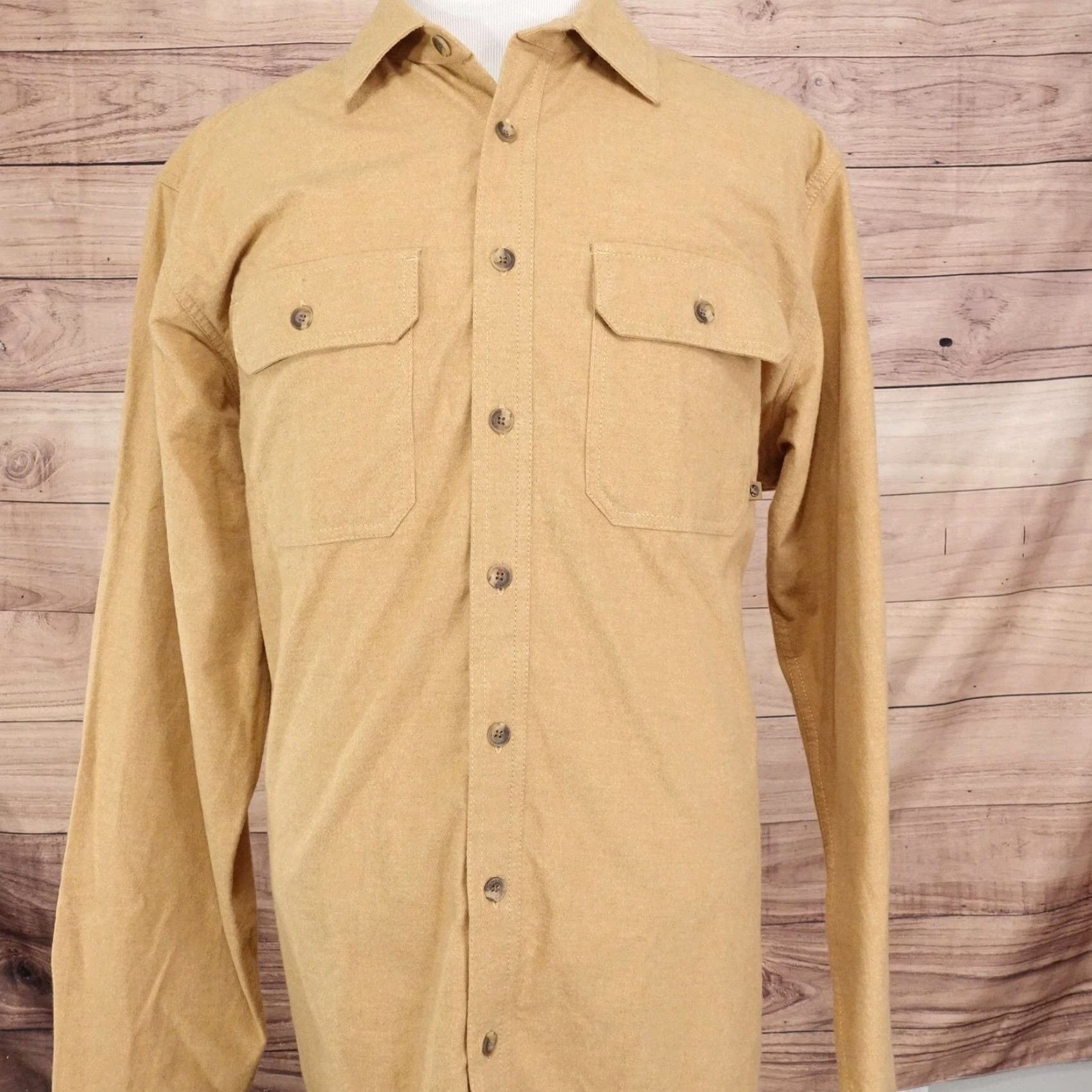 Vintage Gander Mountain Guide Series Flannel Shirt Men XLT Heavyweight Long Sleeve Button-Up Casual Brown Size US XL / EU 56 / 4 - 4 Thumbnail