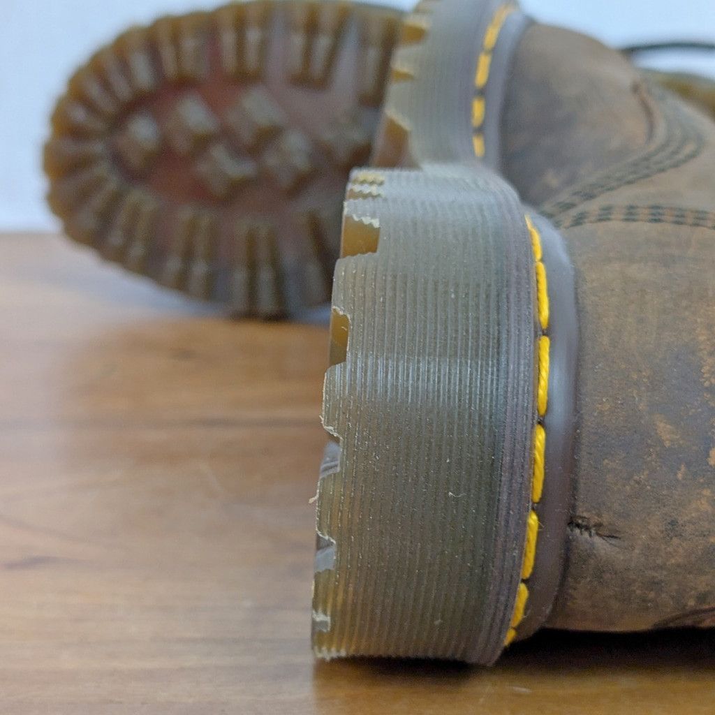 Dr. Martens Vintage UK Made Steel Toe Dr. Martens Leather Boots UK4 Size US 6 / IT 36 - 4 Thumbnail