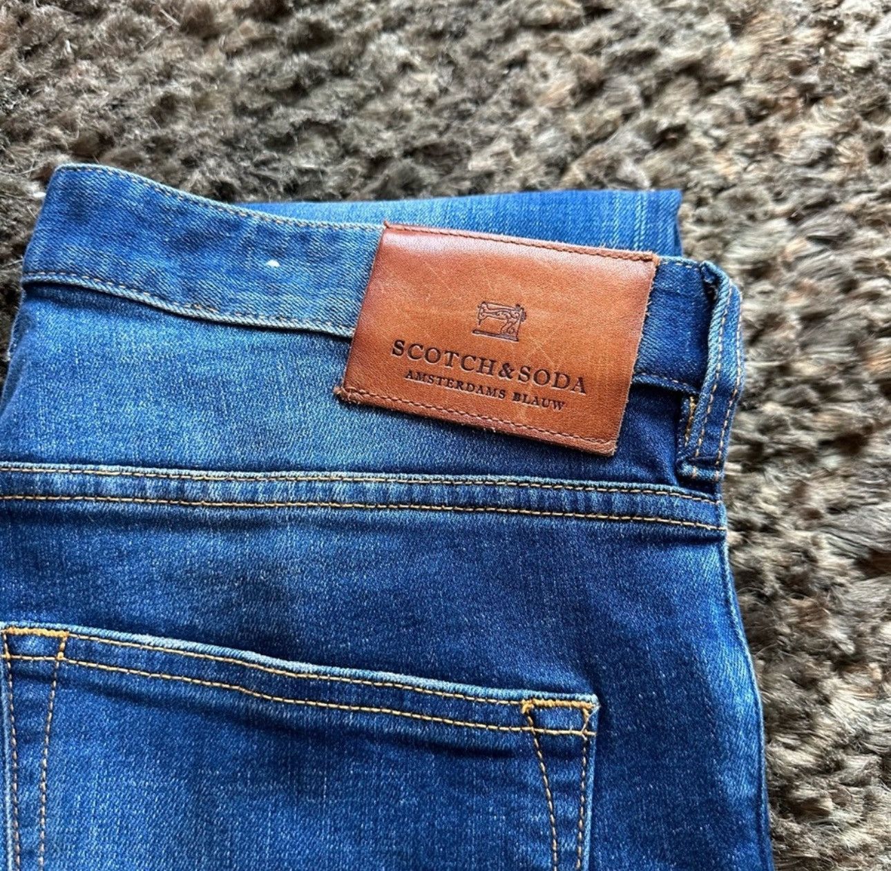 Scotch & Soda Scotch & Soda Slim Skinny Fit Men's Jeans Size US 31 - 3 Thumbnail
