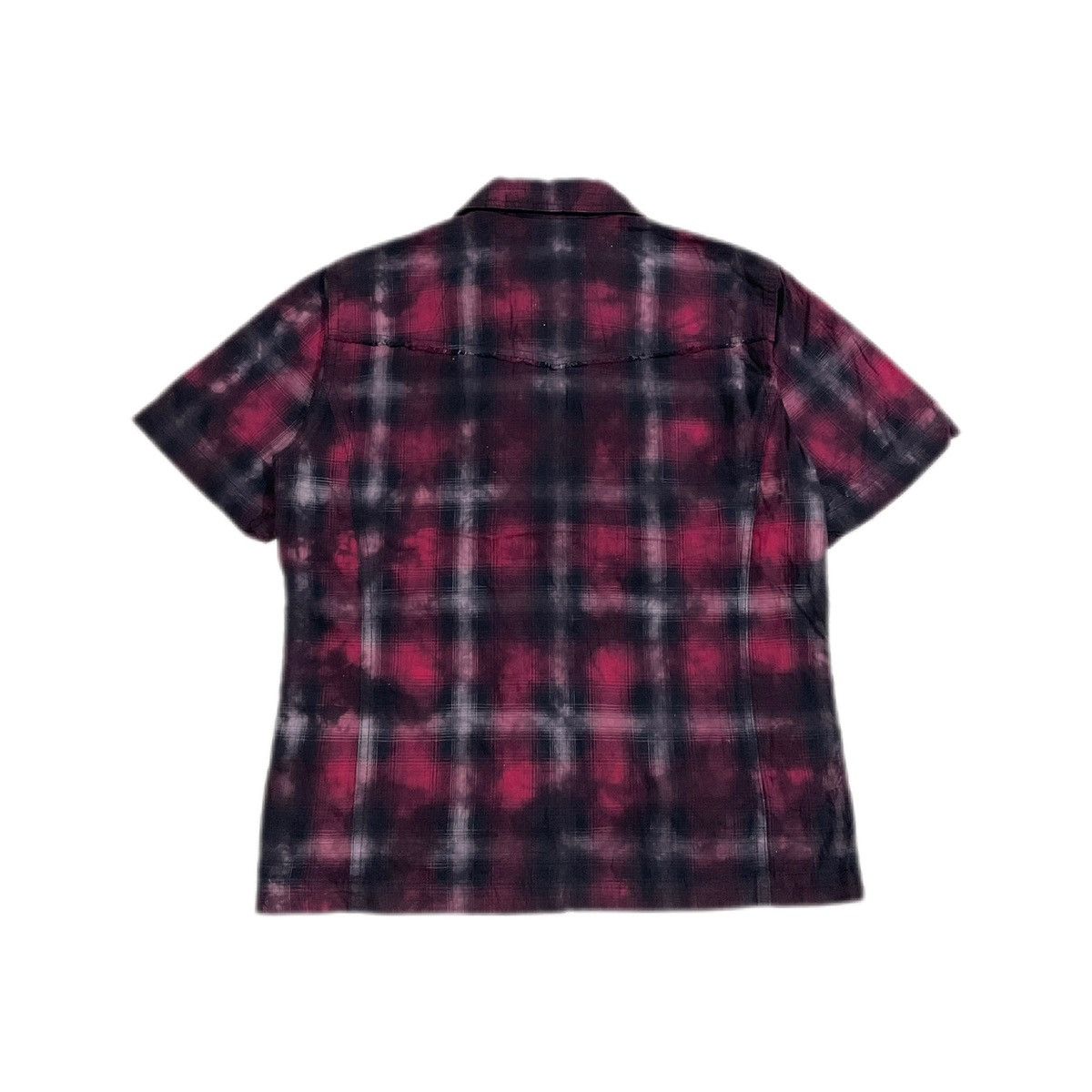 🔥Sick Y2K Spinalh Fray Flannel Dagger Zipper Shirt Goth Punk