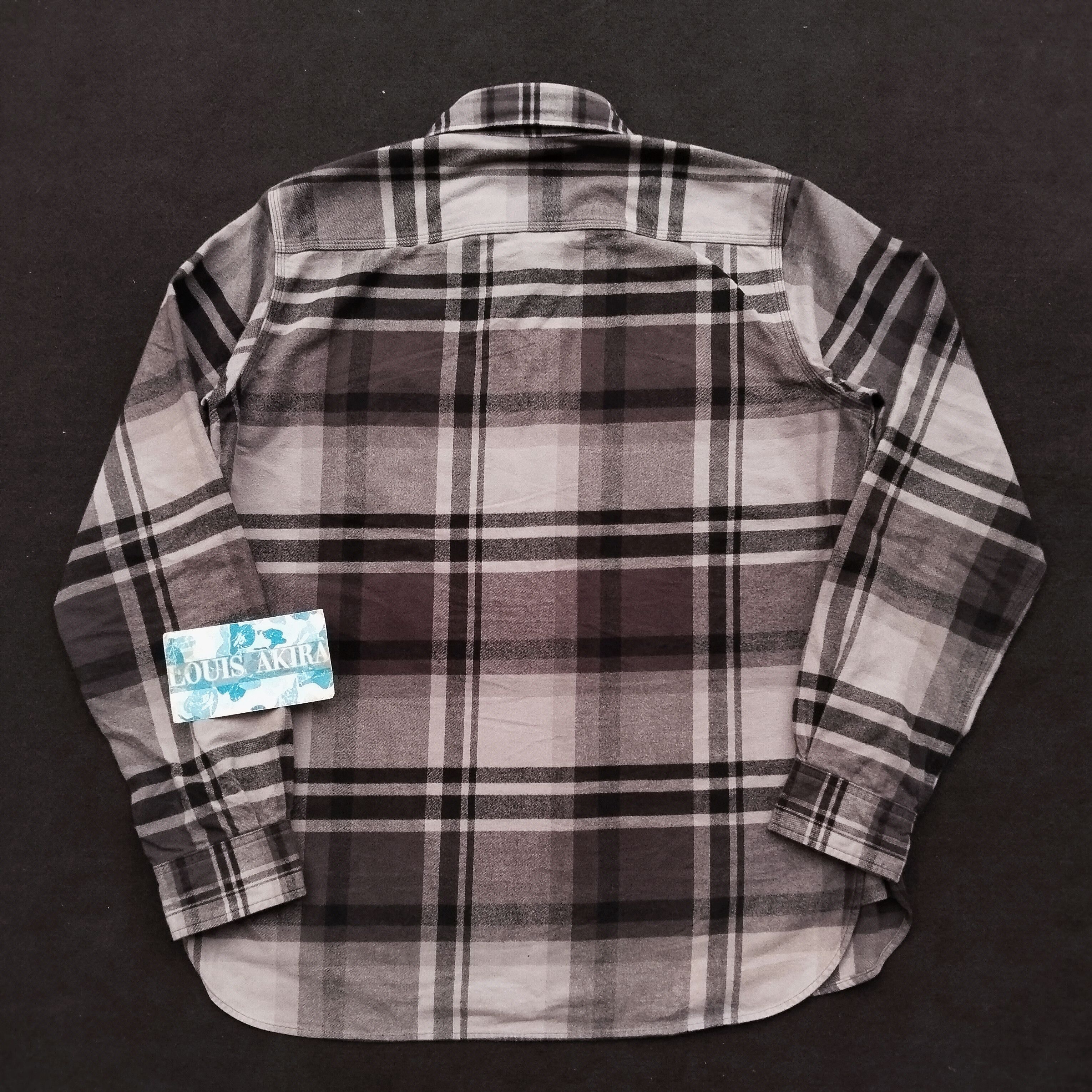 Bape 2012 Zoom Bape Check Flannel Shirt Size US L / EU 52-54 / 3 - 4 Thumbnail