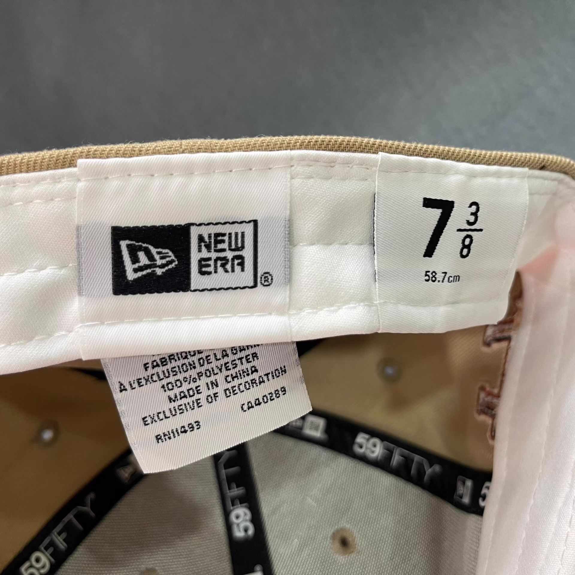 New Era New Era Flat Brim Fitted Cap. Q5 Size ONE SIZE - 8 Thumbnail
