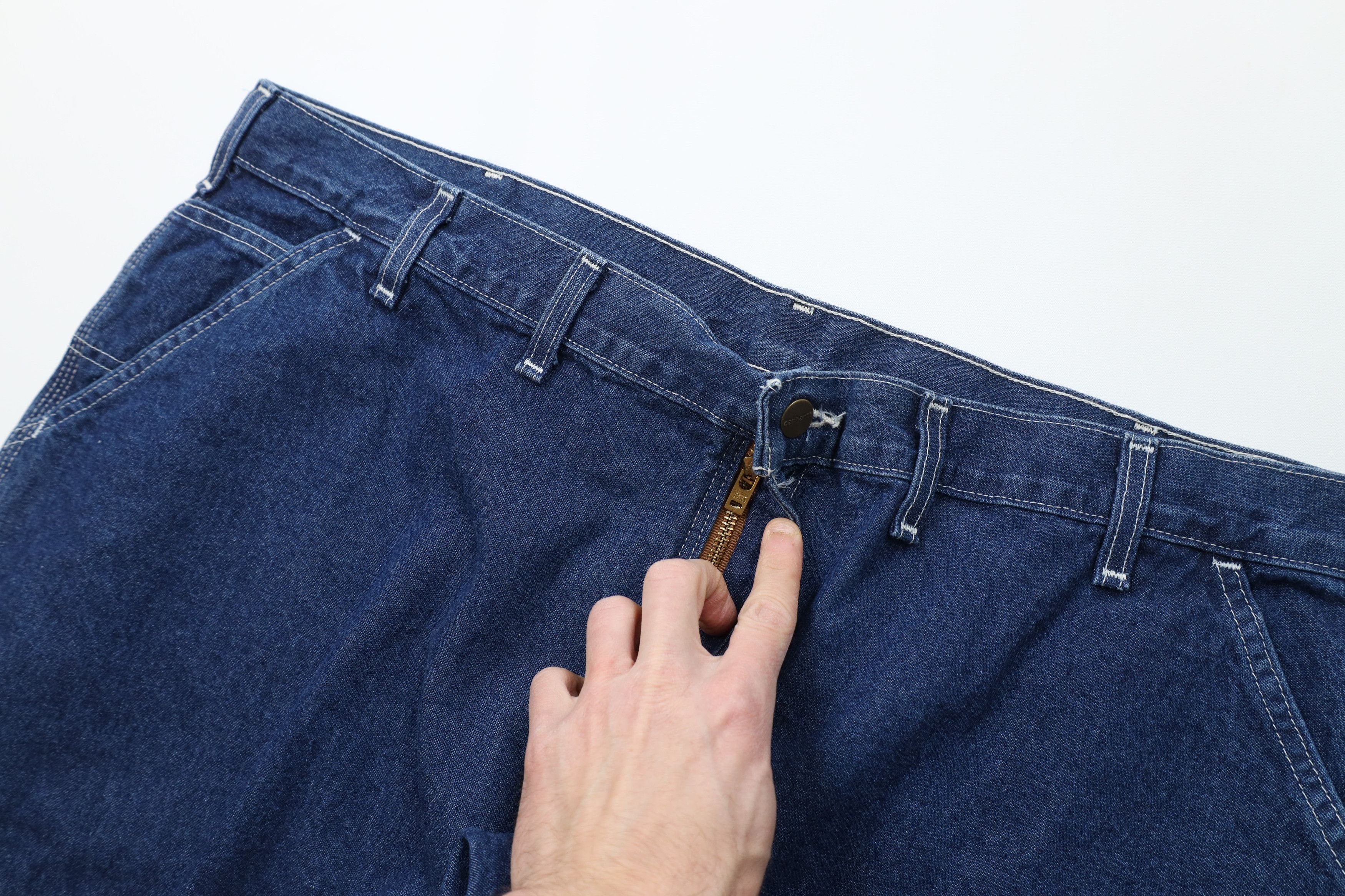 Carhartt Vintage Y2K Carhartt Wide Leg Dungaree Denim Jeans Cotton Size US 44 / EU 60 - 7 Thumbnail