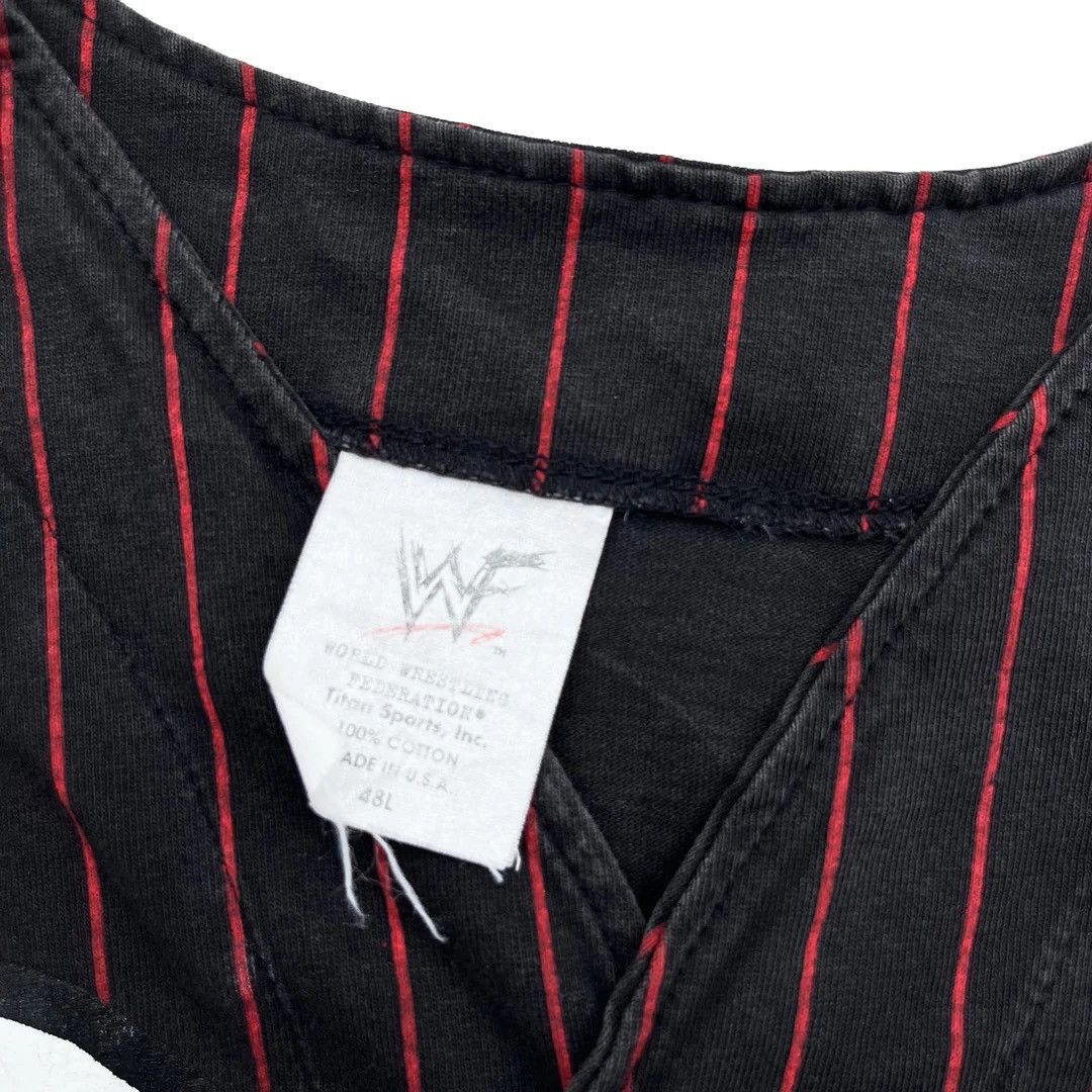 Vintage The Rock WWF 90s Vtg Wrestling Baseball Shirt Logo Jersey Size US L / EU 52-54 / 3 - 4 Thumbnail