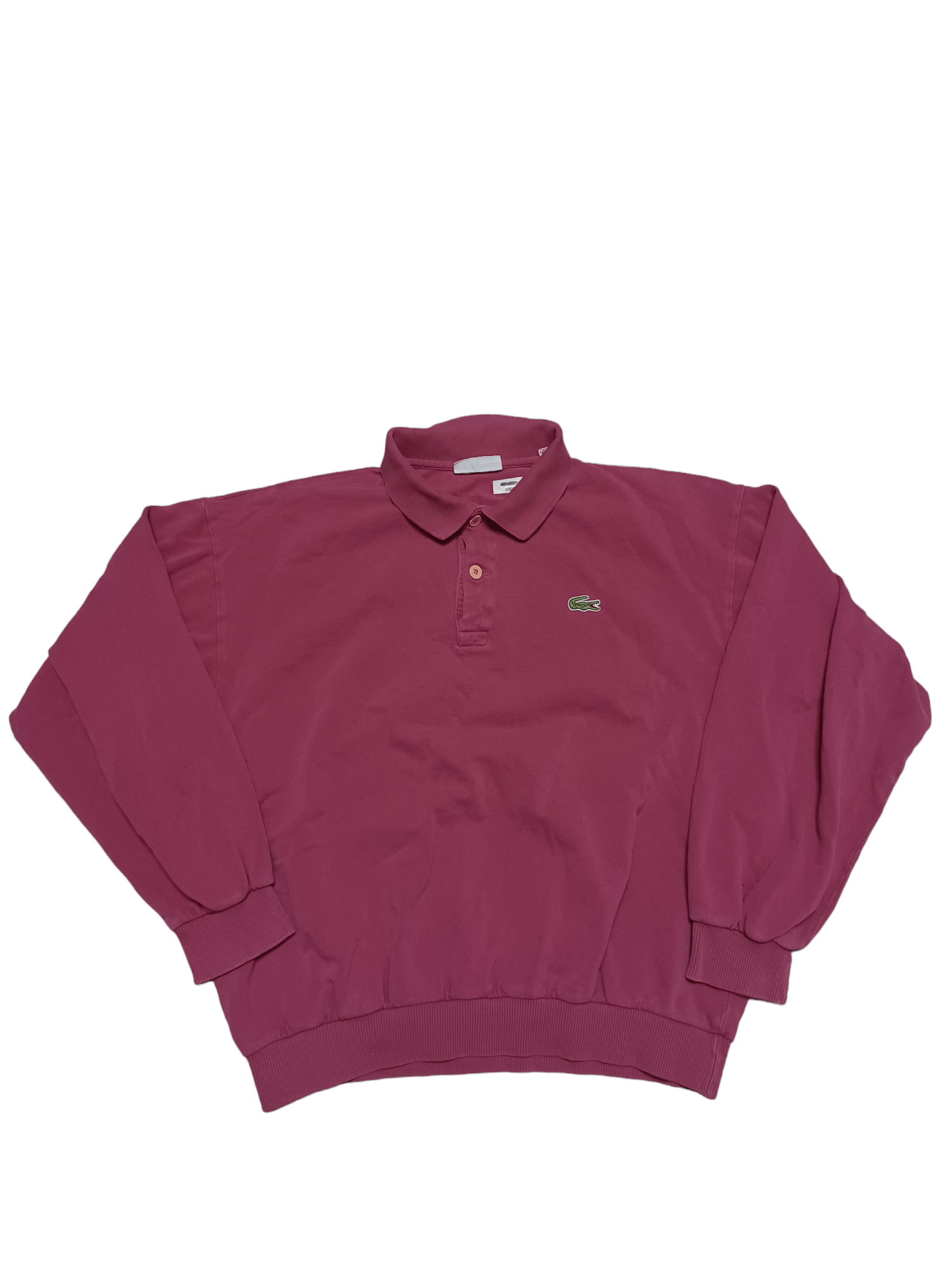 Lacoste FANTASTIC FIT OVERSIZE MADE IN FRANCE LACOST 1/3 SWEATSHIRT Size US M / EU 48-50 / 2 - 1 Thumbnail