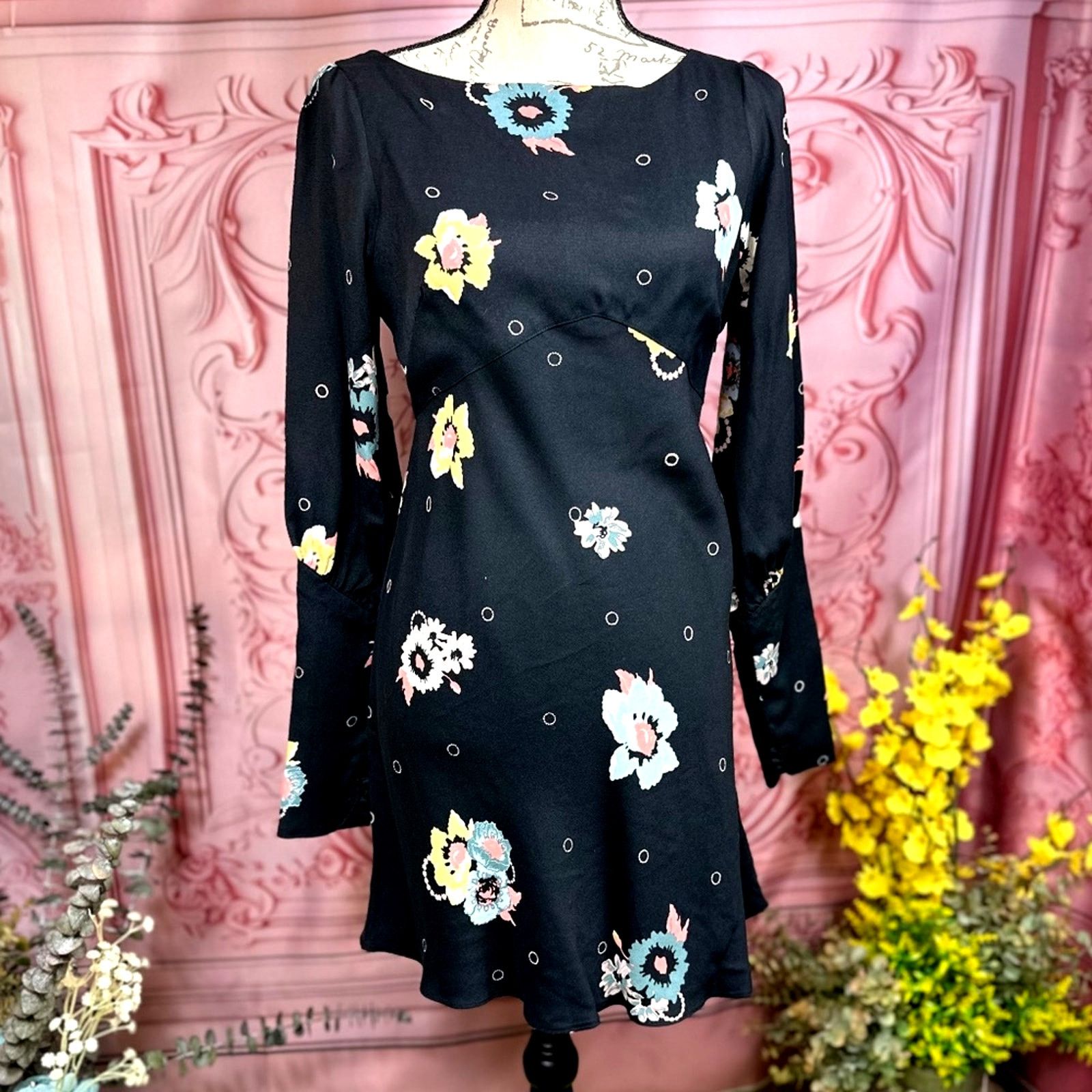 Free People Free People Sunshadows Mini Dress - Black Combo - size 4 Size S / US 4 / IT 40 - 8 Thumbnail