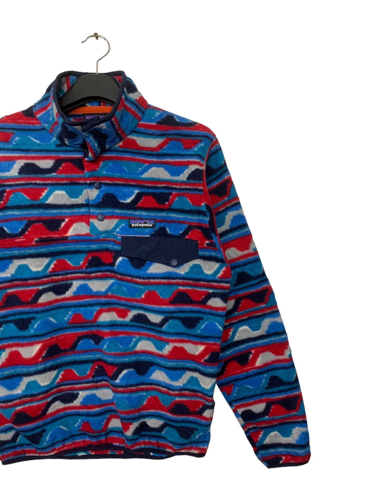 RARE PATAGONIA SYNCHILLA SMALL LOGO SINGLE POCKET FLEECE