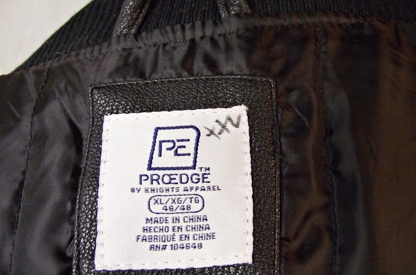 NCAA University of Michigan Wolverines Faux Leather Bomber Jacket Size US XL / EU 56 / 4 - 9 Thumbnail