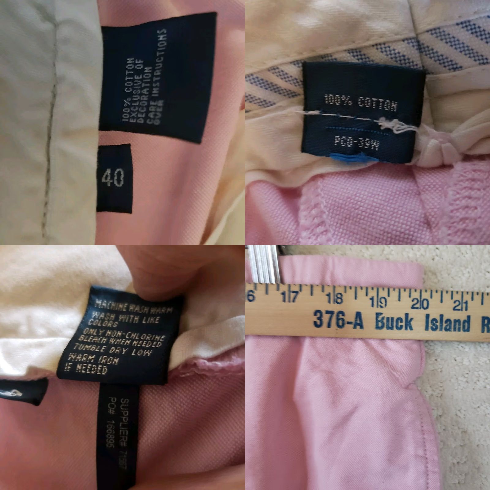 Polo Ralph Lauren Polo Ralph Lauren Mens Chino Shorts Pink 40 11 Inseam 11 5-Pocket Birddog Logo Linen Look Lightweight Belted Classic Rise Mid-Blue? Actually Pink Size US L / EU 52-54 / 3 - 9 Thumbnail