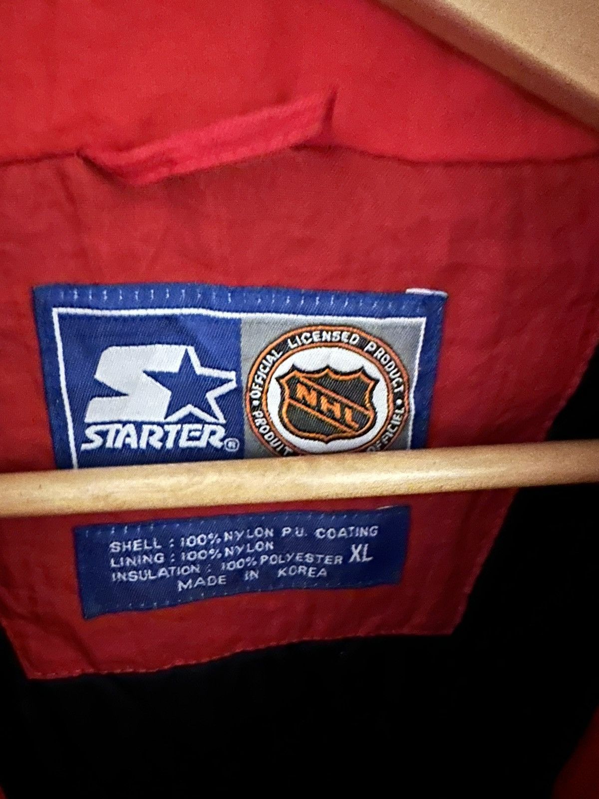 Starter Starter Jacke Detroit Red Wings Size XL NHL Vintage Jacket Size US XL / EU 56 / 4 - 6 Thumbnail