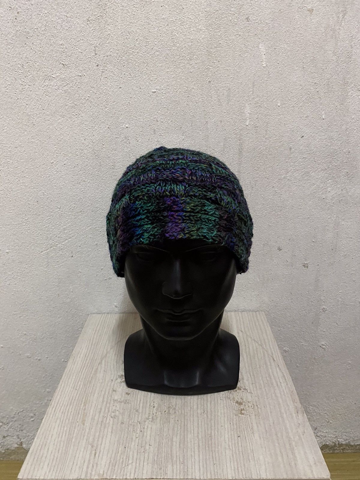 Japanese Brand × Kapital × Vintage Japanese Brand Rare Design Knit Beanie Hat Size ONE SIZE - 2 Thumbnail