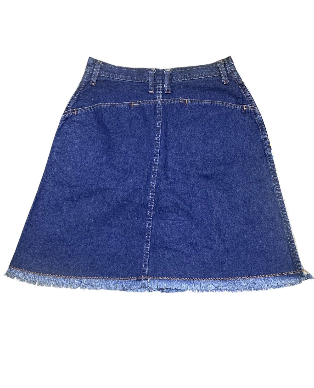 Hysteric Glamour Hysteric Glamour Multicolor Spellout Button Up Denim Skirt Size 26" / US 2 / IT 38 - 3 Thumbnail