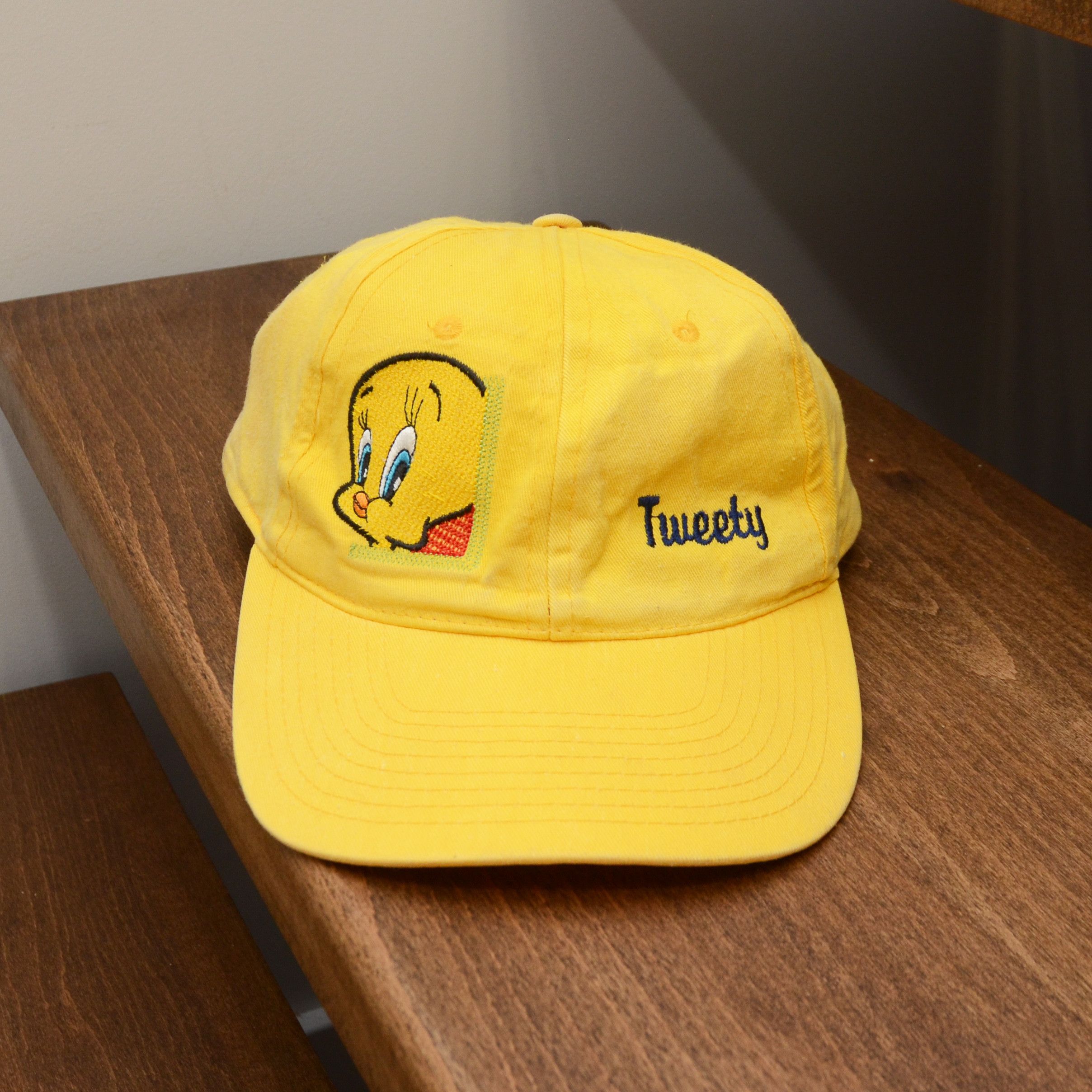 Cartoon Network Vtg Looney Tunes Trucker Snapback Cap TWEETY BIRD SYLVESTER Size ONE SIZE - 1 Thumbnail