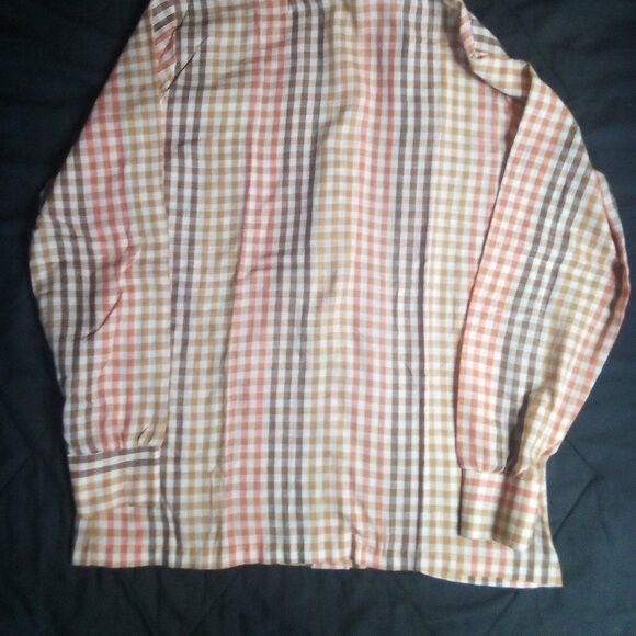 Other Vintage Laura Mae Plaid Check Button Shirt Long Sleeve Size M / US 6-8 / IT 42-44 - 5 Thumbnail