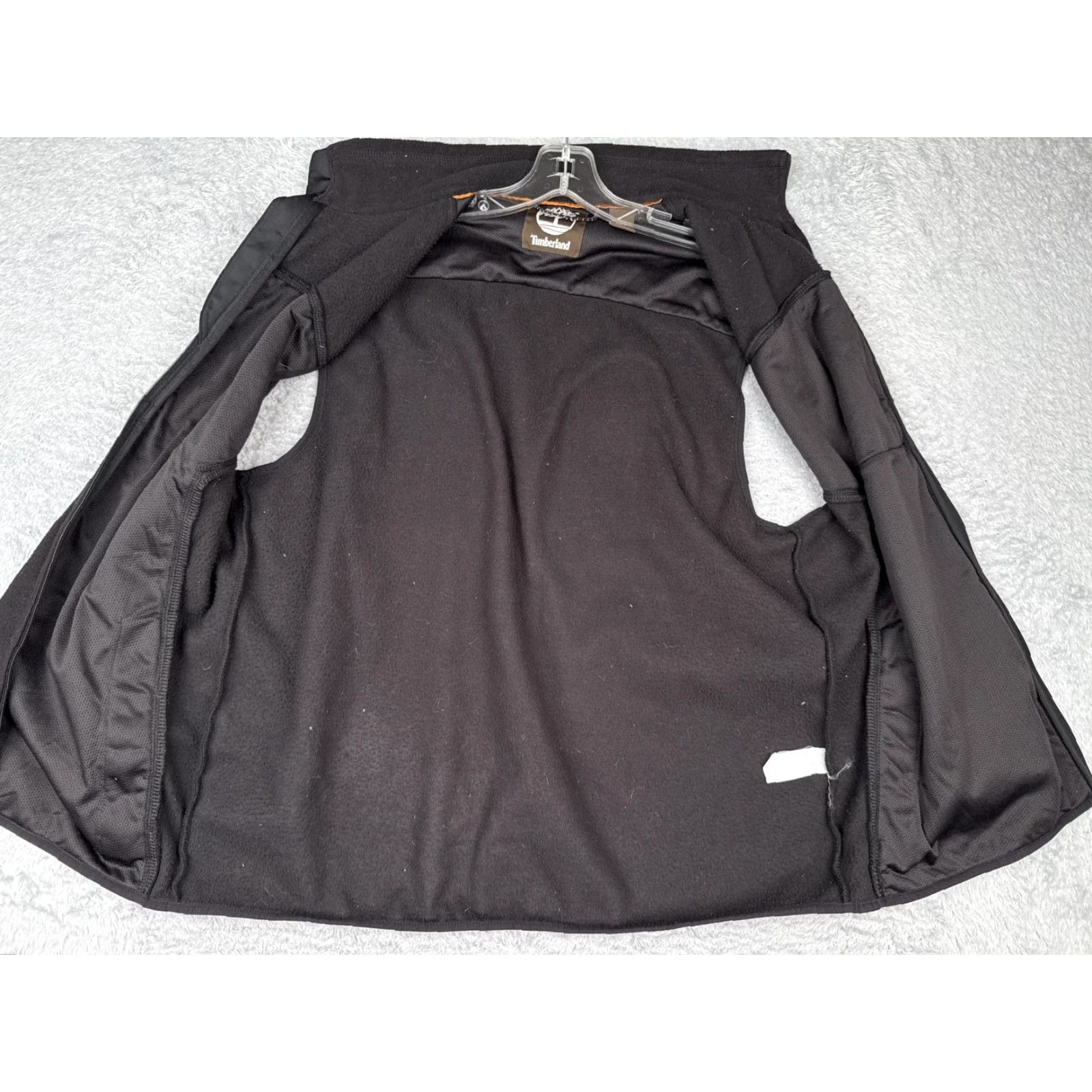Timberland Timberland Vest Mens Large Black Fleece Zip Front Outdoor Pockets Size US L / EU 52-54 / 3 - 2 Thumbnail