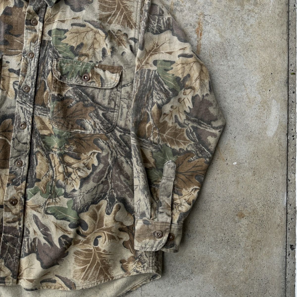 Cabelas × Realtree × Vintage 90s Realtree Hunter outdoor longsleeve Work shirt flannel Size US XL / EU 56 / 4 - 6 Thumbnail