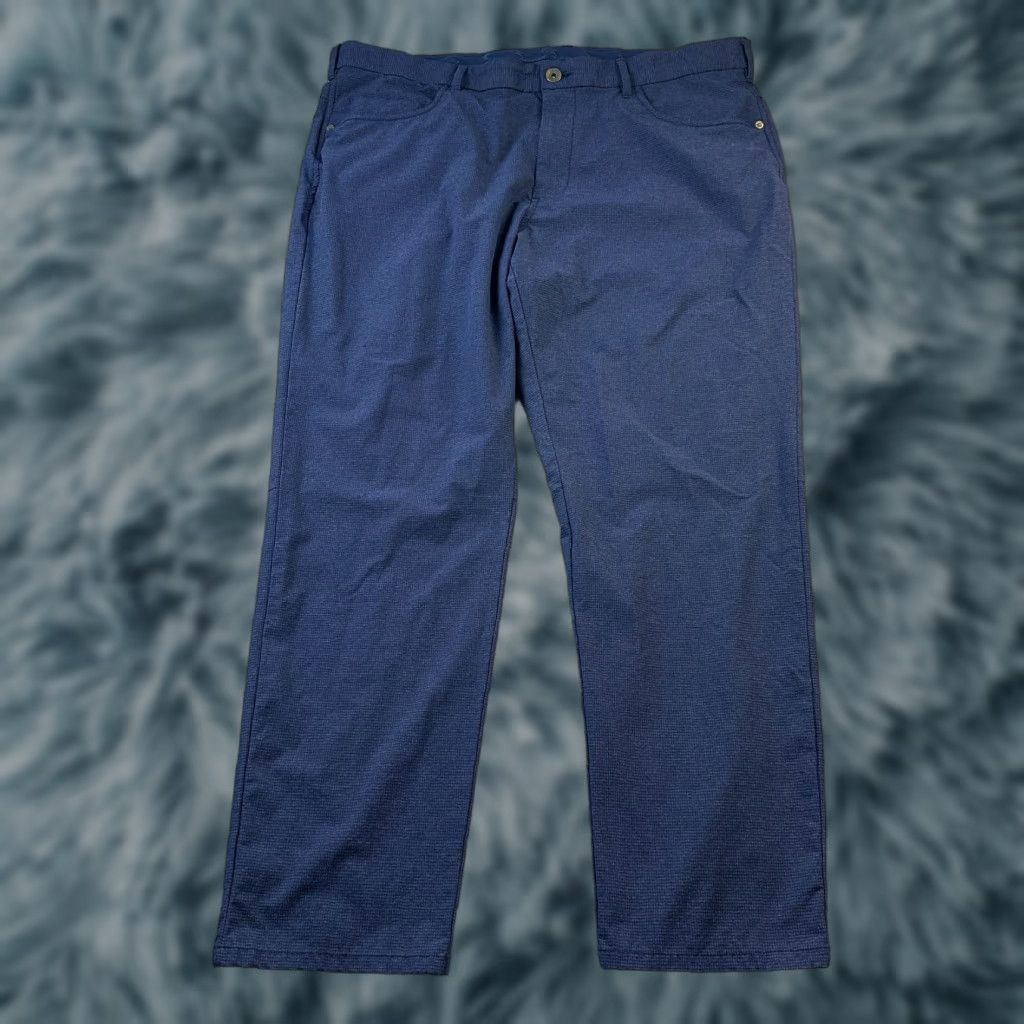 Tommy Bahama Tommy Bahama Pants Mens 40x30 Chino Regular Blue 5-Pocket Stretch Pocket Nylon Polyester Spandex Size US 40 / EU 56 - 1 Thumbnail