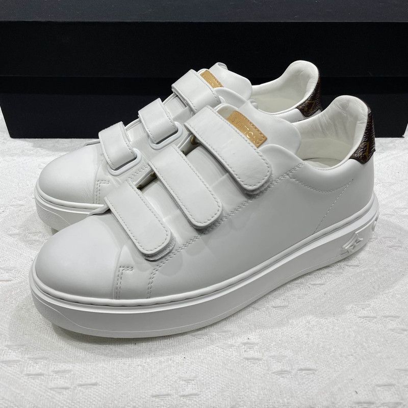 Louis Vuitton Louis Vuitton Time Out White Fashion Sneakers 0079 Size US 7 / IT 37 - 1 Thumbnail