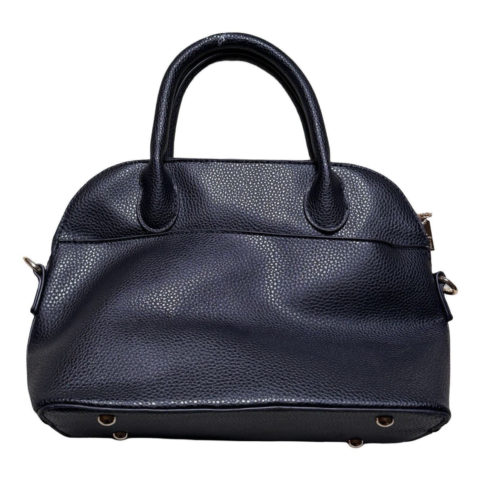 Bebe BEBE Logo Crossbody Handbag Purse Black Pebbled Leather Size ONE SIZE - 2 Thumbnail