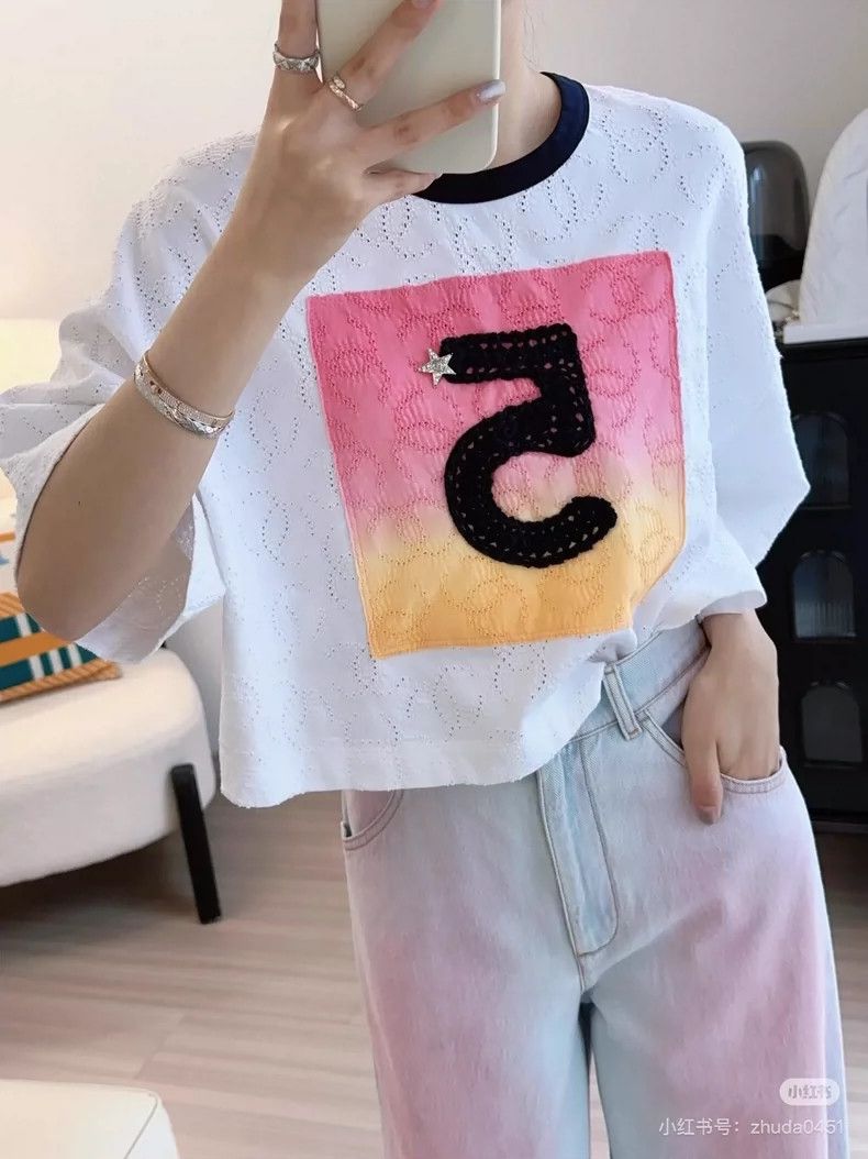 Other Chanel 24C early spring white background logo color gradie Size XXS / US 00 / IT 34 - 9 Thumbnail
