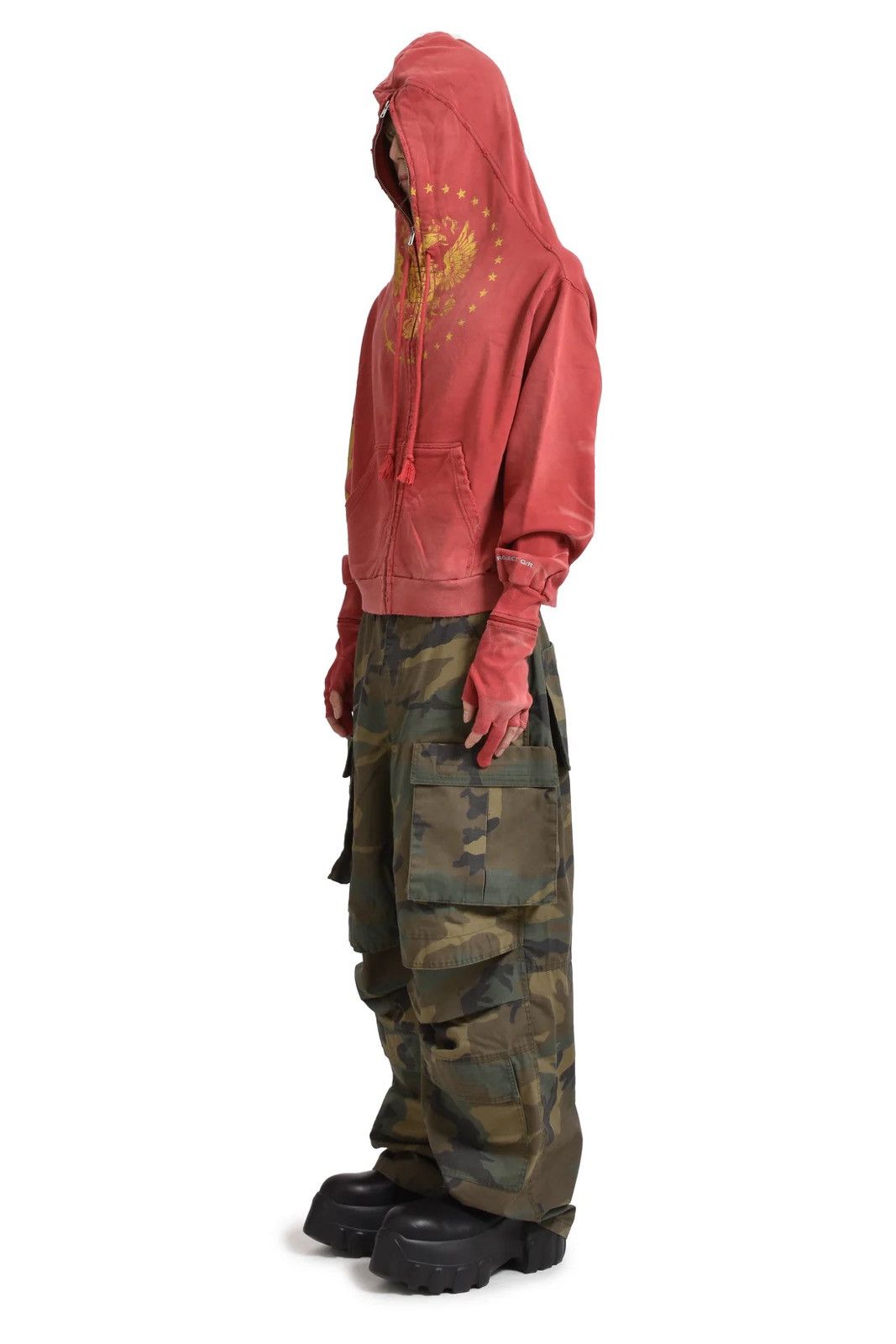 PROJECT G/R Project GR ZYGON ZIP HOODIE Red Protocol Index size 2 stk Size US M / EU 48-50 / 2 - 9 Thumbnail