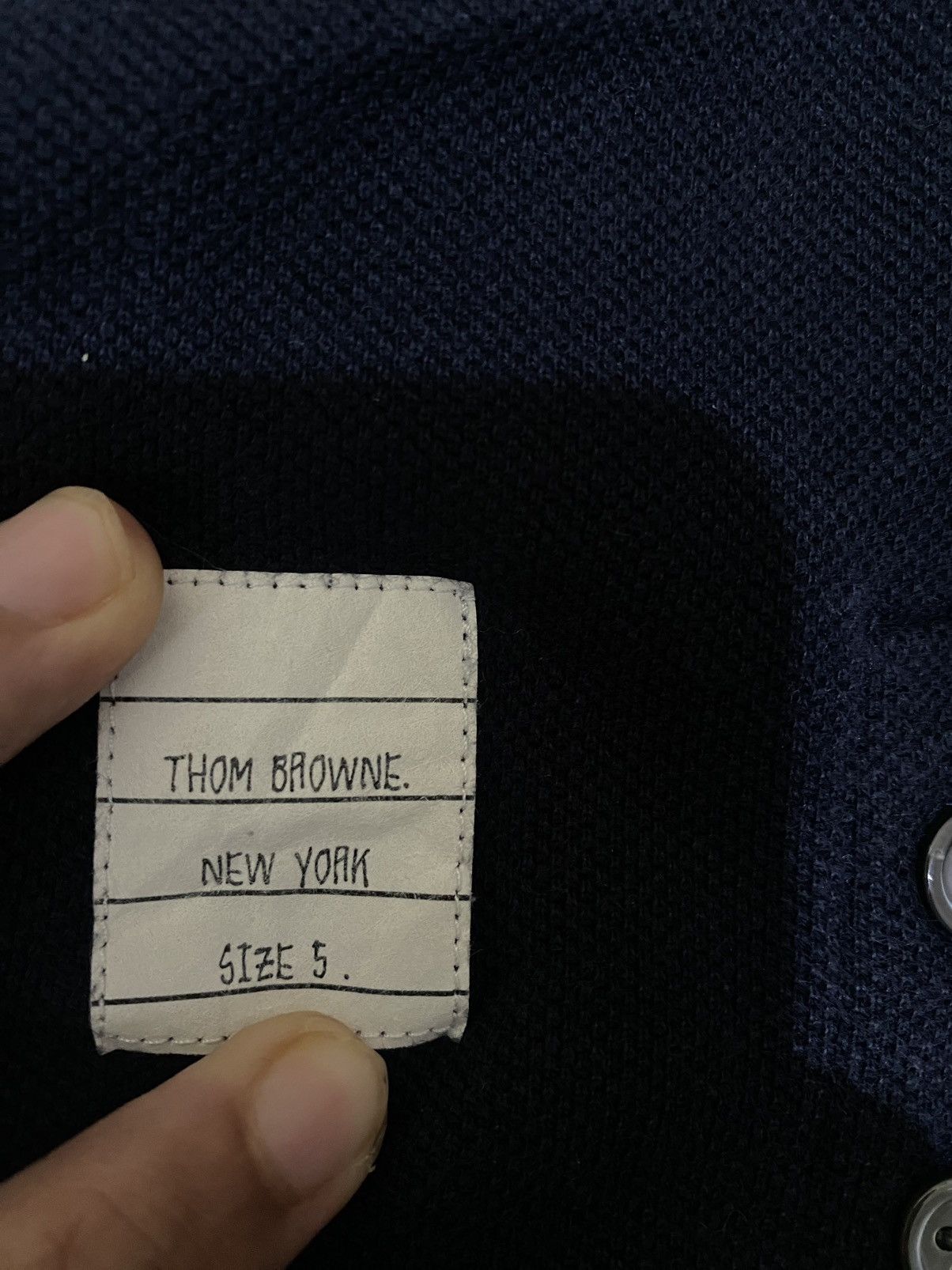 Thom Browne Thom browne back stripe tshirt pique made in italy Size US XL / EU 56 / 4 - 2 Thumbnail