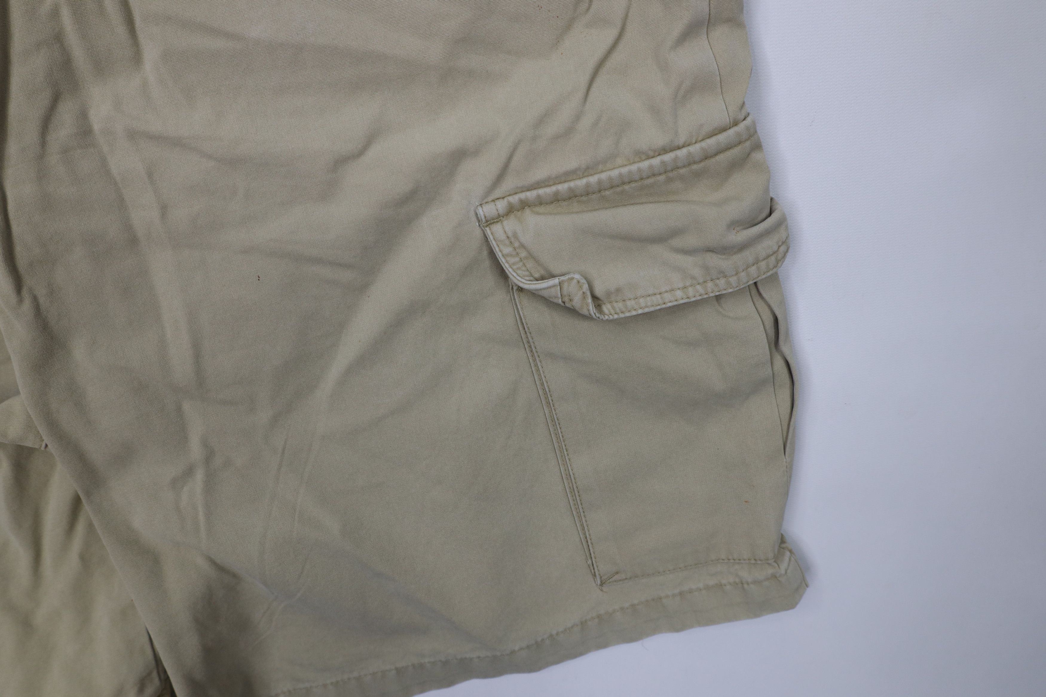 Eddie Bauer × Vintage Vintage 90s Eddie Bauer Heavyweight Cargo Shorts Cotton Size US 38 / EU 54 - 13 Thumbnail