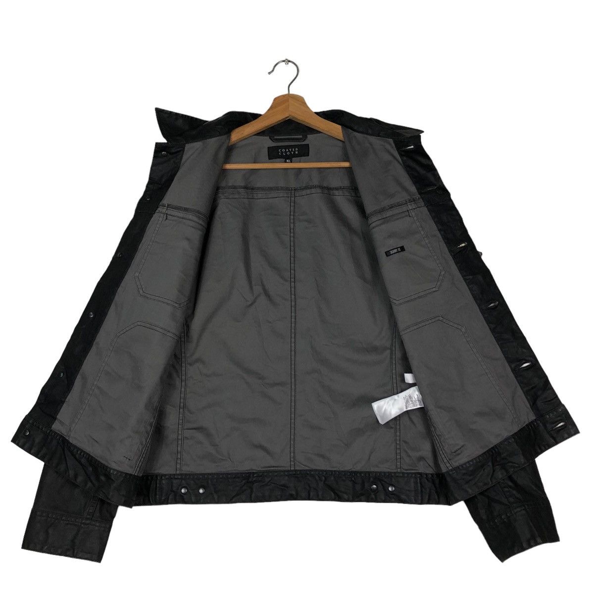 Japanese Brand 🔥Vtg Coated Cloth Biker Jacket Cropped Uniqlo Issey Miyake Size US XL / EU 56 / 4 - 11 Thumbnail