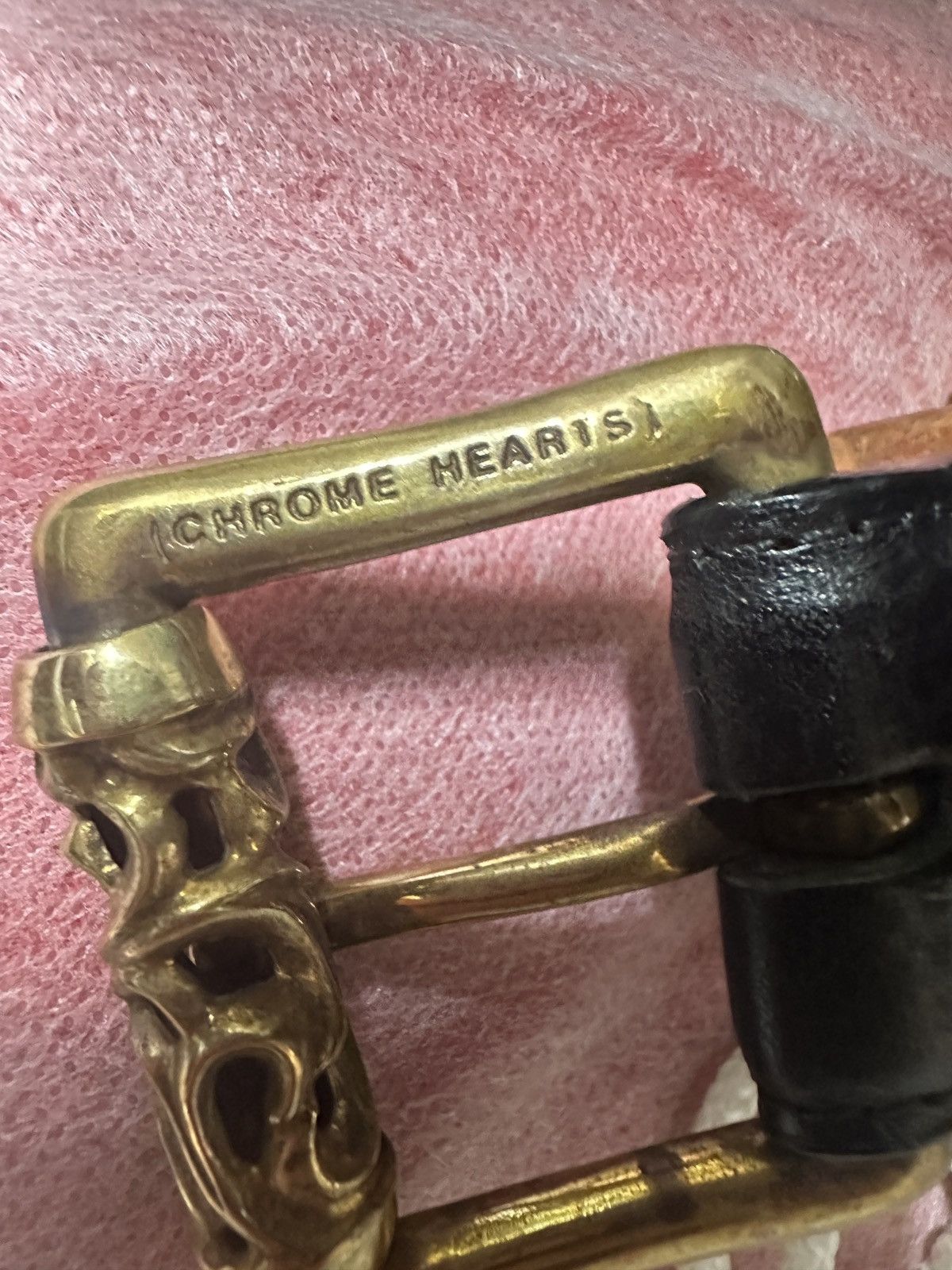 Chrome Hearts Chrome Hearts Bronze Roller Belt Size 32 - 8 Thumbnail
