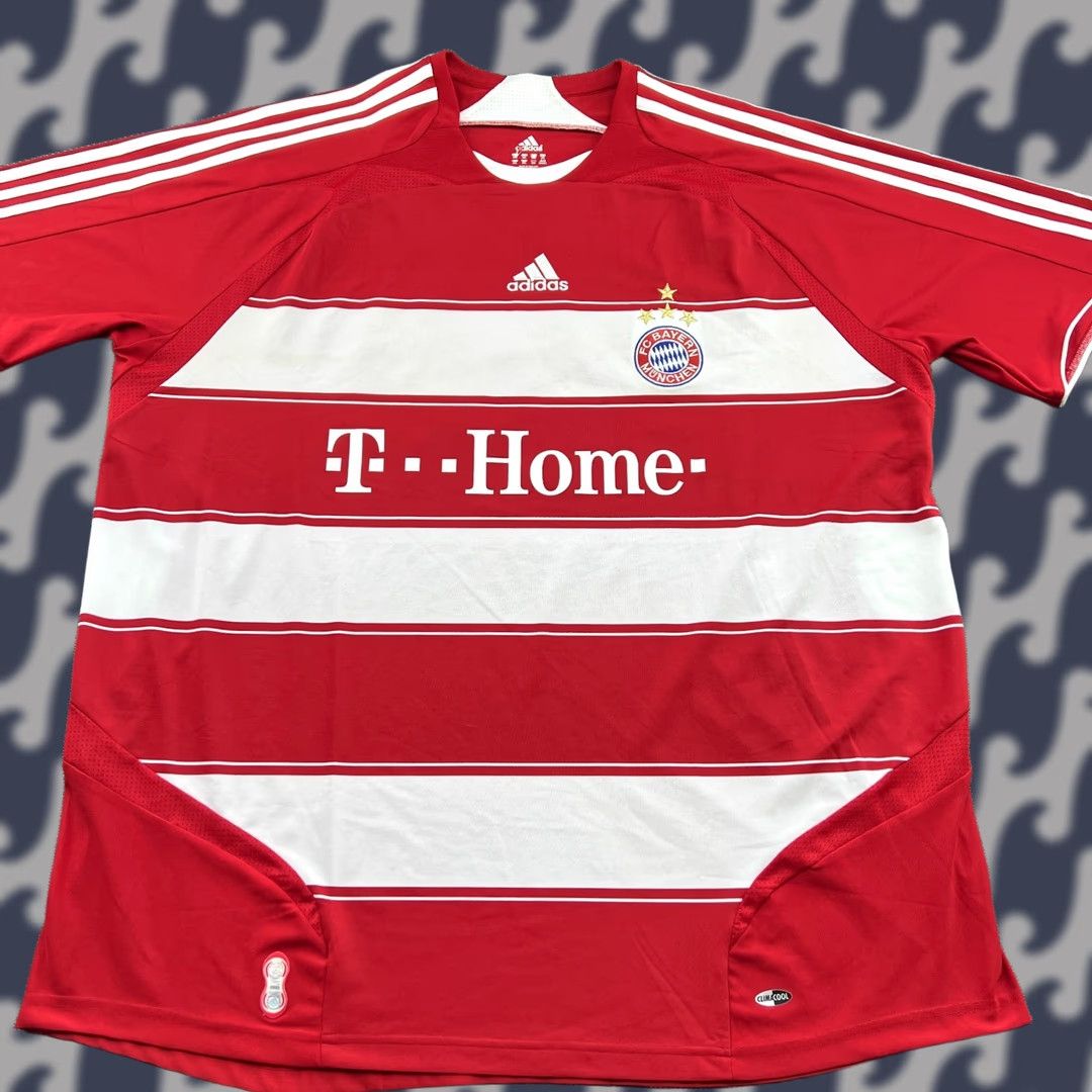 Adidas Bayern Munich 2007 2008 Home Football Jersey Mens 3XL Adidas Shirt Size US XXL / EU 58 / 5 - 1 Thumbnail