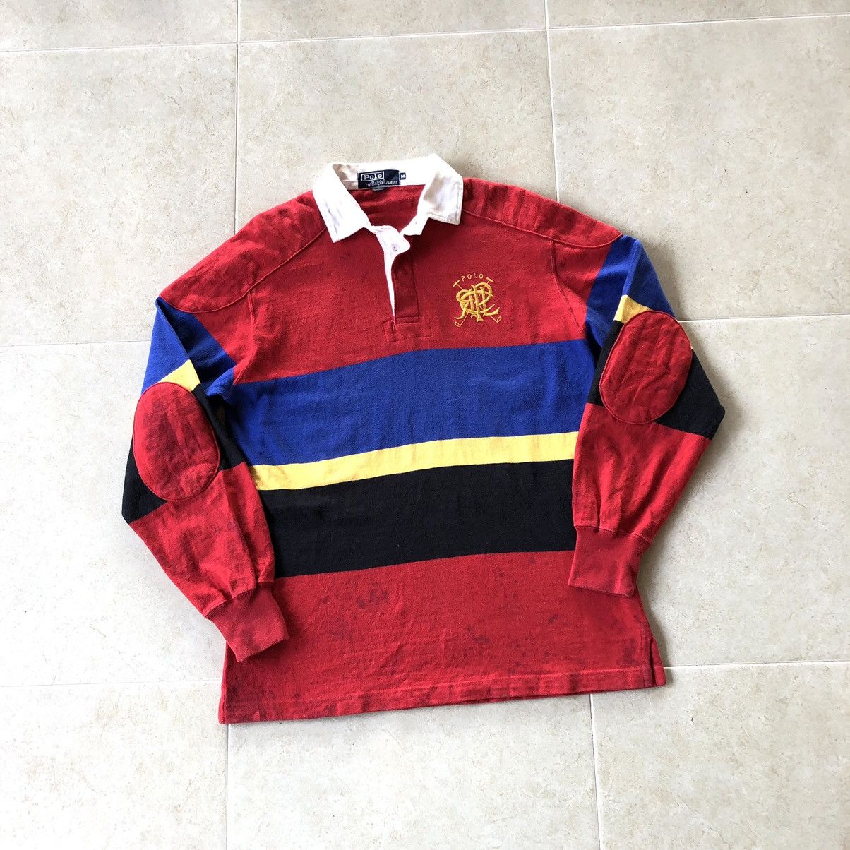 Polo Ralph Lauren Vintage Polo Ralph Lauren Rugby Polo Shirt Size US M / EU 48-50 / 2 - 1 Thumbnail