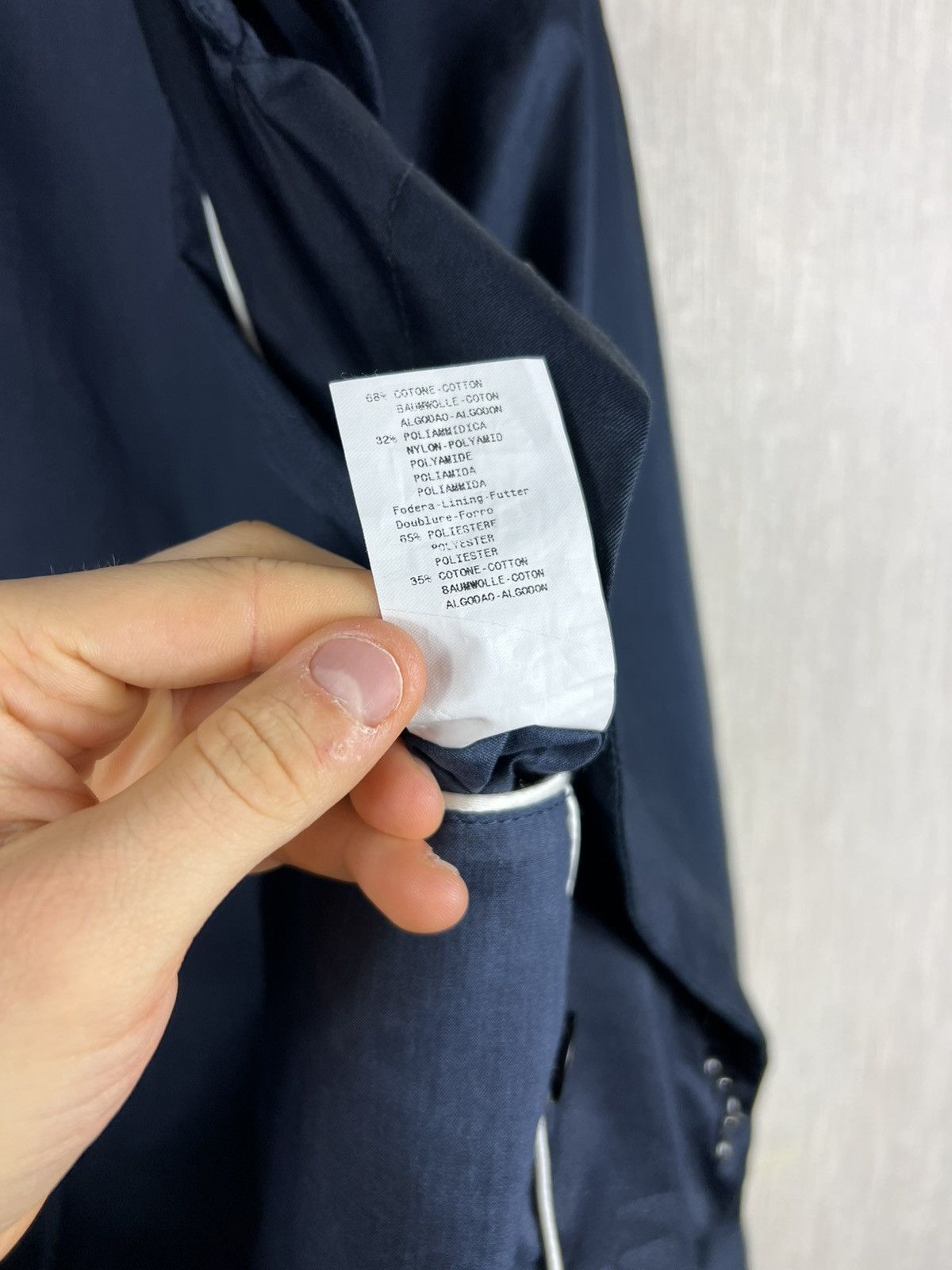 Emporio Armani Emporio Armani BlueLine asymmetrical cut jacket clips blazer Size US M / EU 48-50 / 2 - 23 Thumbnail
