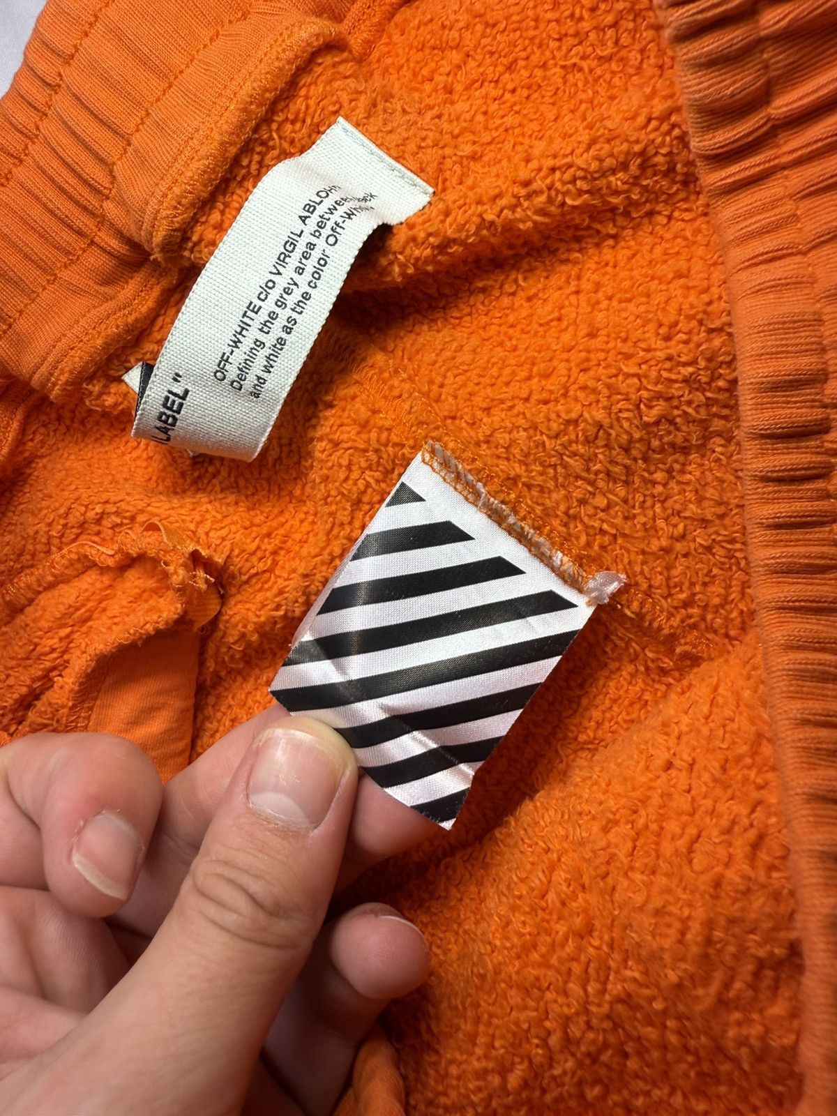 Off-White 2013 Off-White Logo NEW Cargo Cuffed Jogger Sweatpant Medium Size US 32 / EU 48 - 13 Thumbnail