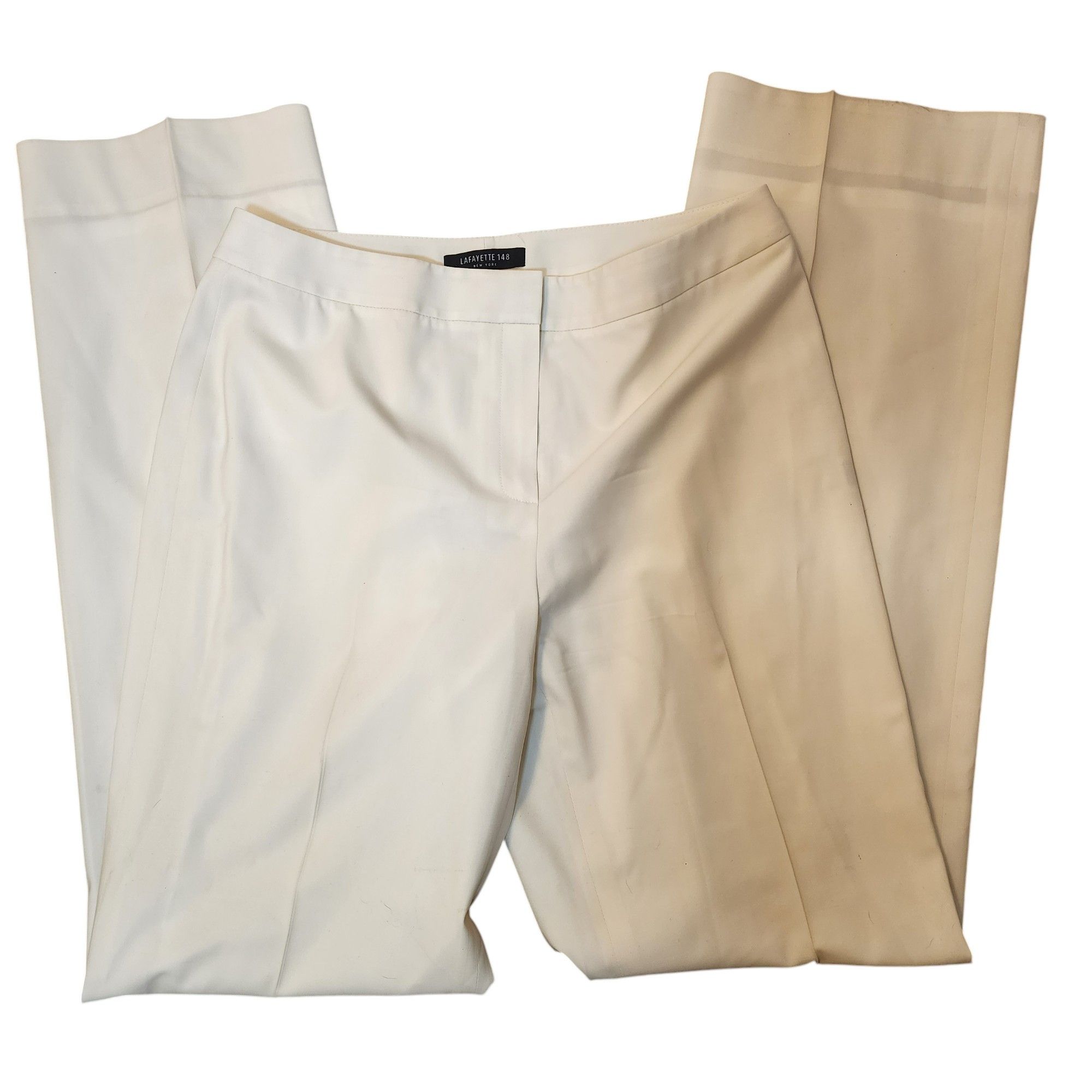 Lafayette 148 Dress Pants Size 8 Wide Leg Trouser 34" Inseam Size 34" / US 12 / IT 48 - 5 Thumbnail