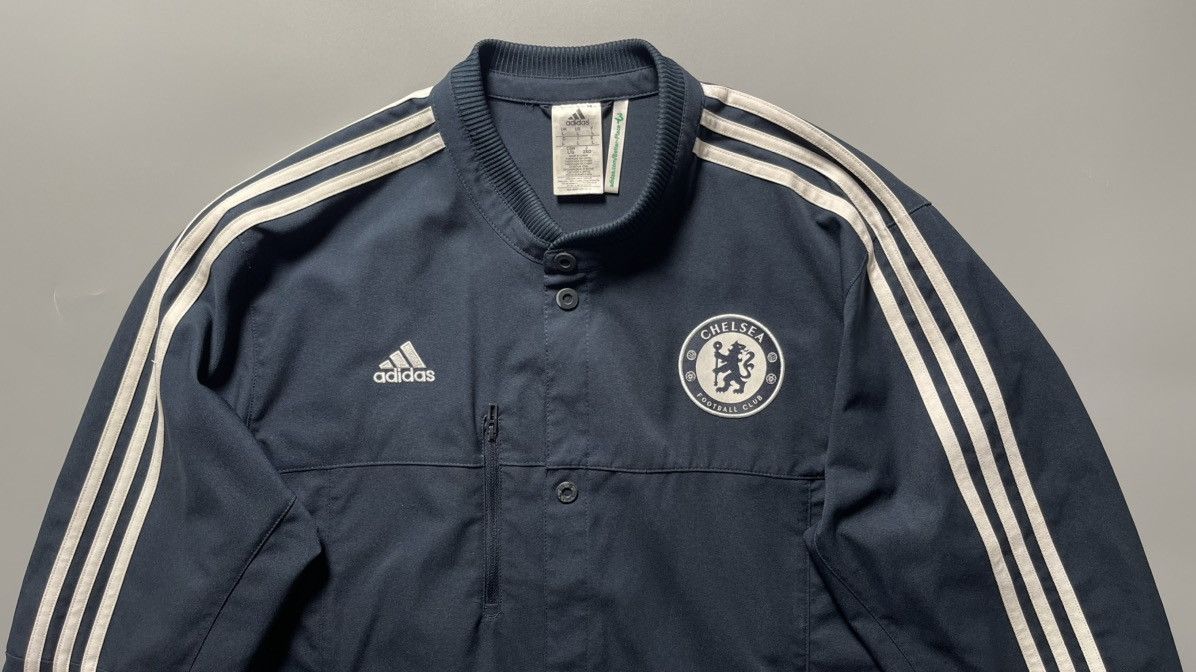 Adidas × Chelsea Soccer CHELSEA ADIDAD 2013/2014 FOOTBALL SOCCER ANTHEM JACKET Size US L / EU 52-54 / 3 - 2 Thumbnail