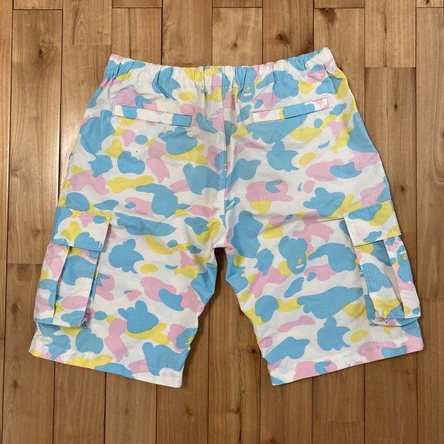 Bape BAPE Multi Camo Nylon Cargo Shorts cotton candy camo ★size M Size US 32 / EU 48 - 3 Thumbnail