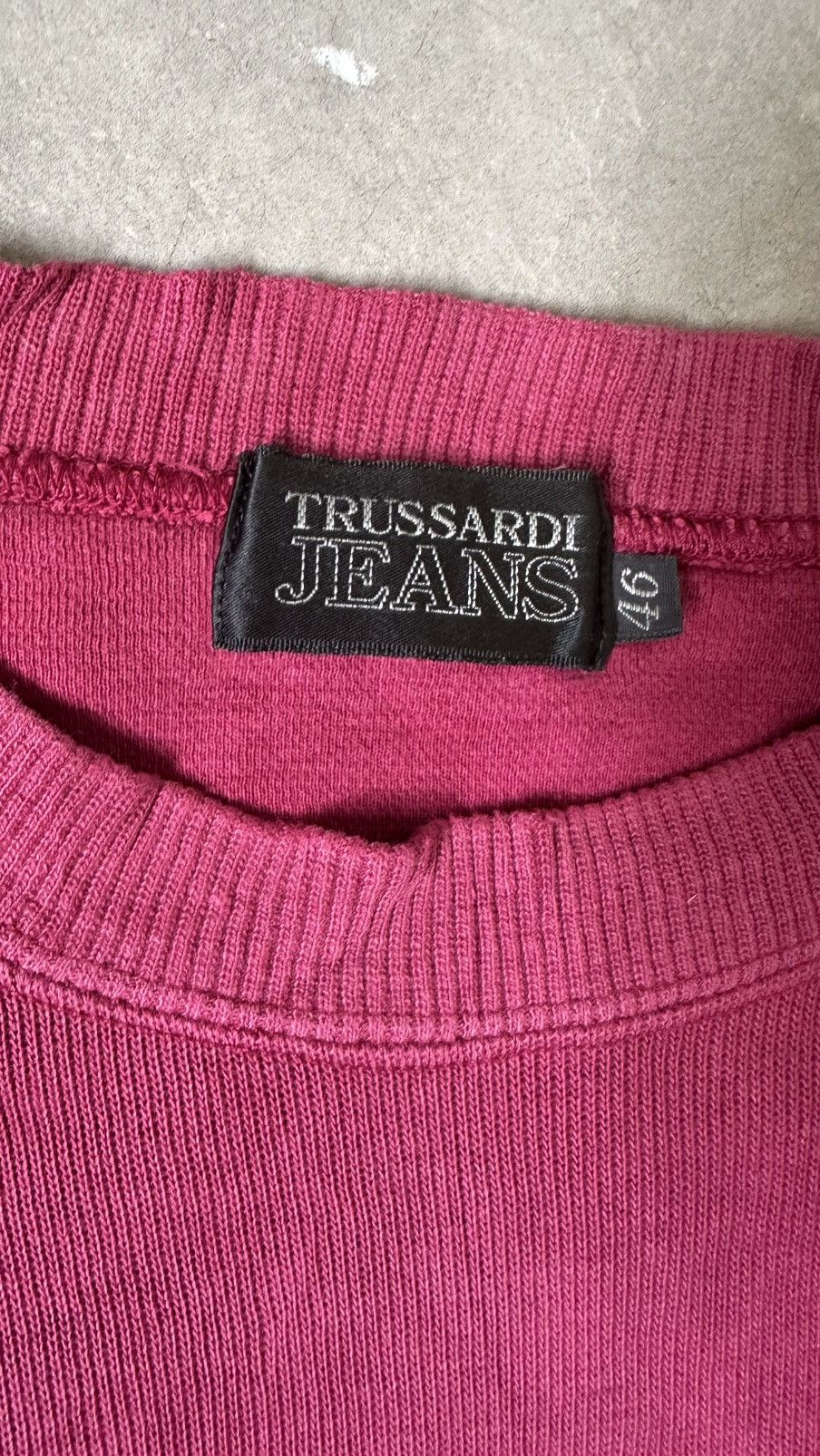 Trussardi VINTAGE TRUSSARDI JEANS EMBROIDERY SWEATSHIRT Size US L / EU 52-54 / 3 - 5 Thumbnail