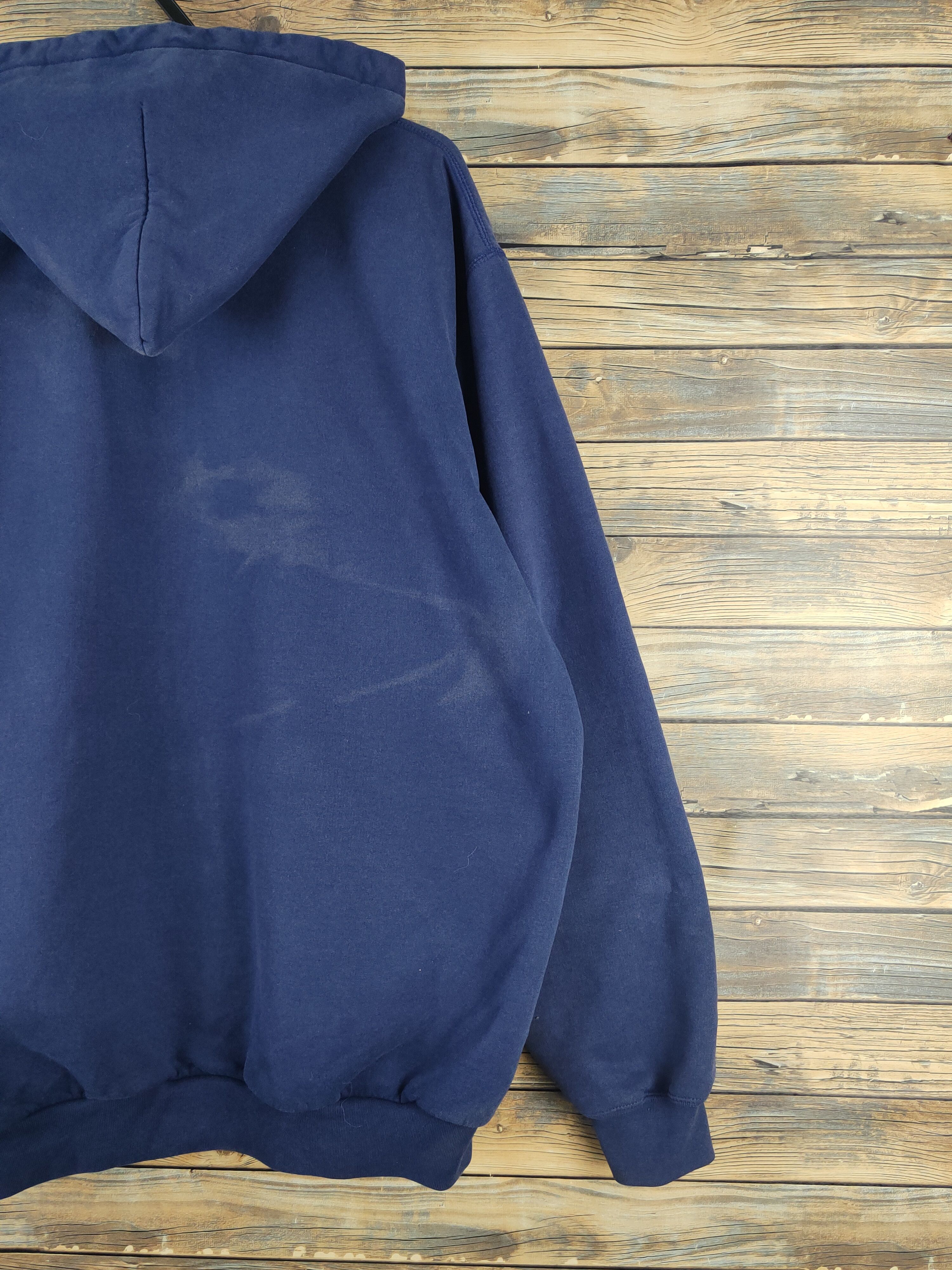 Carhartt DL Carhartt vintage Navy Hoodie Sweaters dikmat #W2153 Size US XL / EU 56 / 4 - 10 Thumbnail
