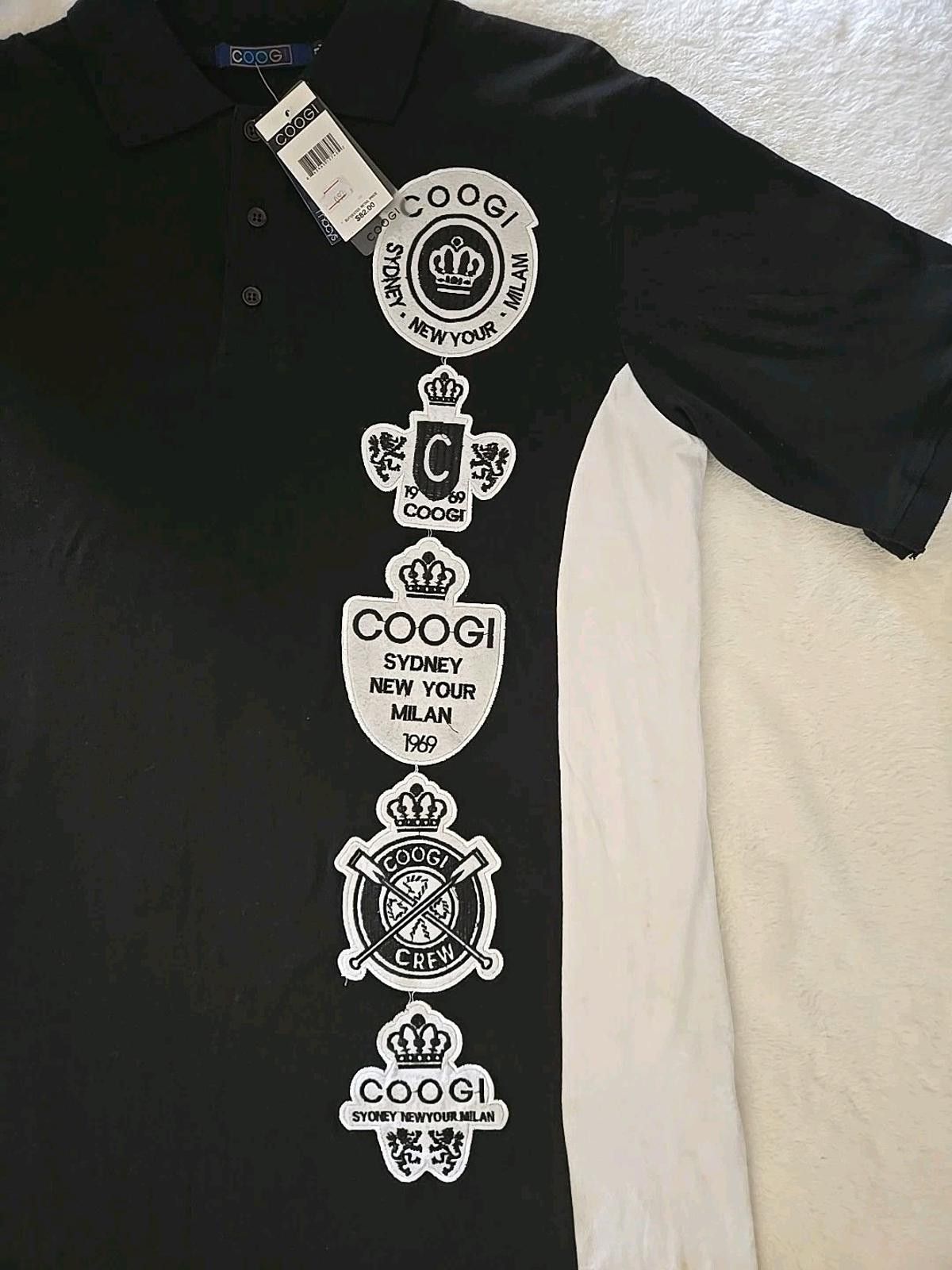 Coogi NWT Vintage Coogi Polo Shirt Mens Embroidered Black XL $82 Size US XL / EU 56 / 4 - 3 Thumbnail