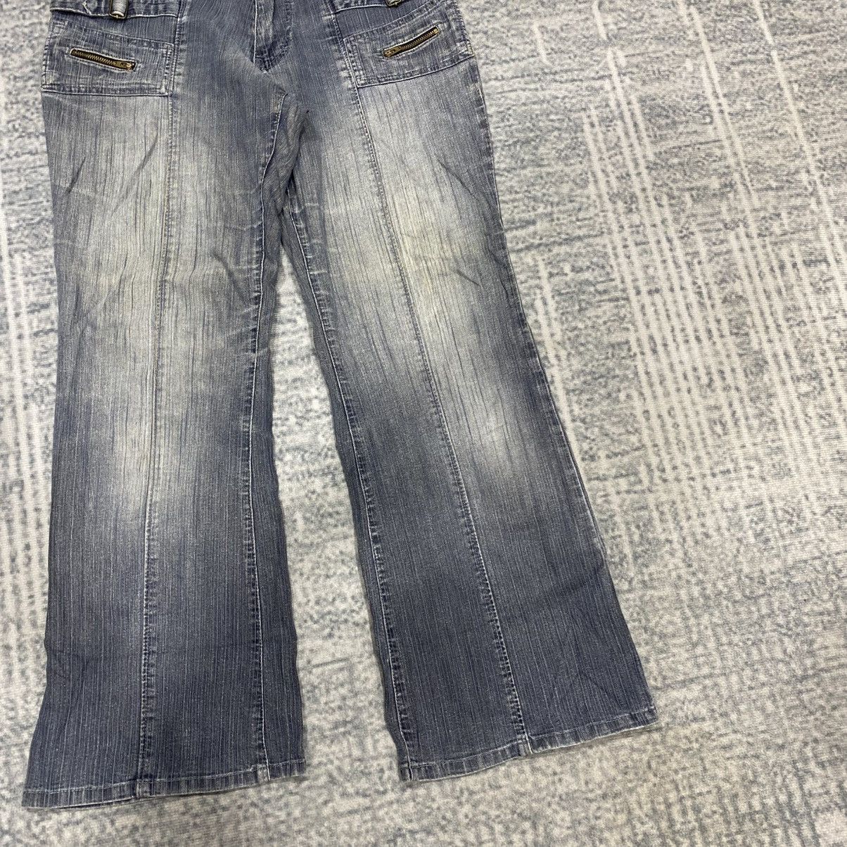 Hysteric Glamour × Japanese Brand × Le Grande Bleu (L.G.B.) Flare ☠️ Advantage F Bootcut Denim Jeans Washed Vintage Size US 30 / EU 46 - 4 Thumbnail