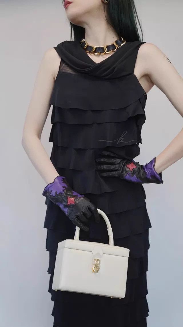 Fendi Fendi Vintage Black Silk Tulle Hepburn Evening Gown IT40 S Size S / US 4 / IT 40 - 4 Thumbnail