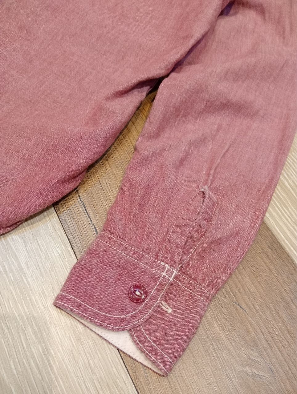 Momotaro Jeans MOMOTARO JEANS 5OZ SELVEDGE CHAMBRAY WORK SHIRT Size US S / EU 44-46 / 1 - 10 Thumbnail