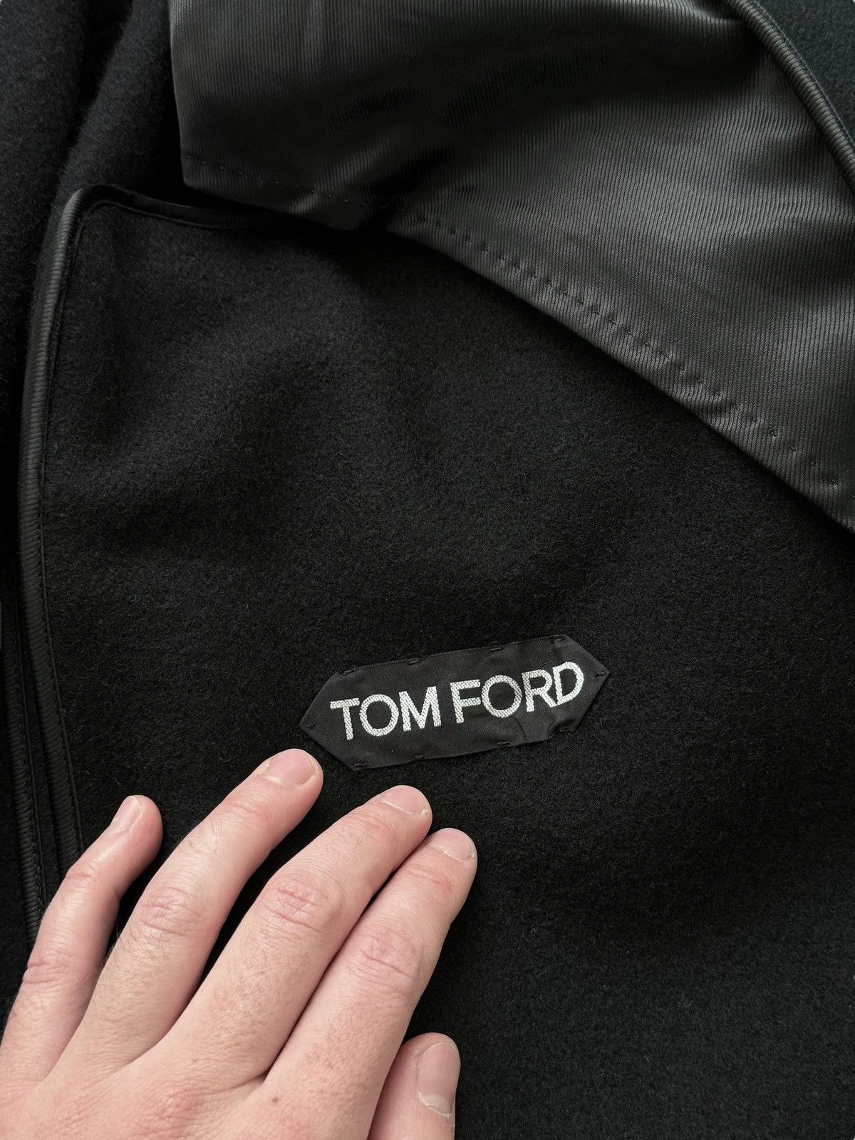 Tom Ford $6,000 Shearling Collar Wool Overcoat Size US S / EU 44-46 / 1 - 10 Thumbnail