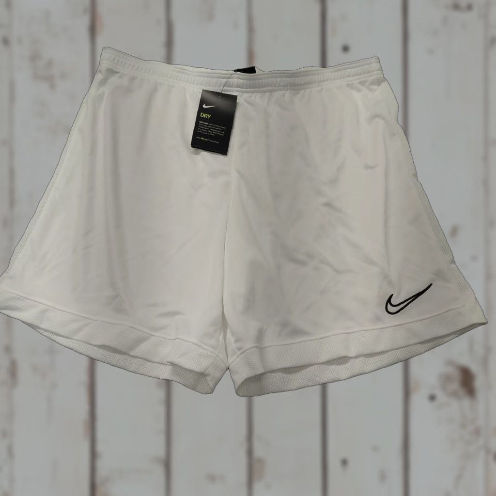 Nike Nike Dri Fit Academy Football Soccer Shorts Men XXL White AJ9994-101 New Size US 39 - 1 Thumbnail