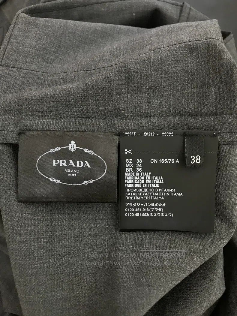 Prada Prada College-style thin wool suit jacket Size XS / US 0-2 / IT 36-38 - 5 Thumbnail