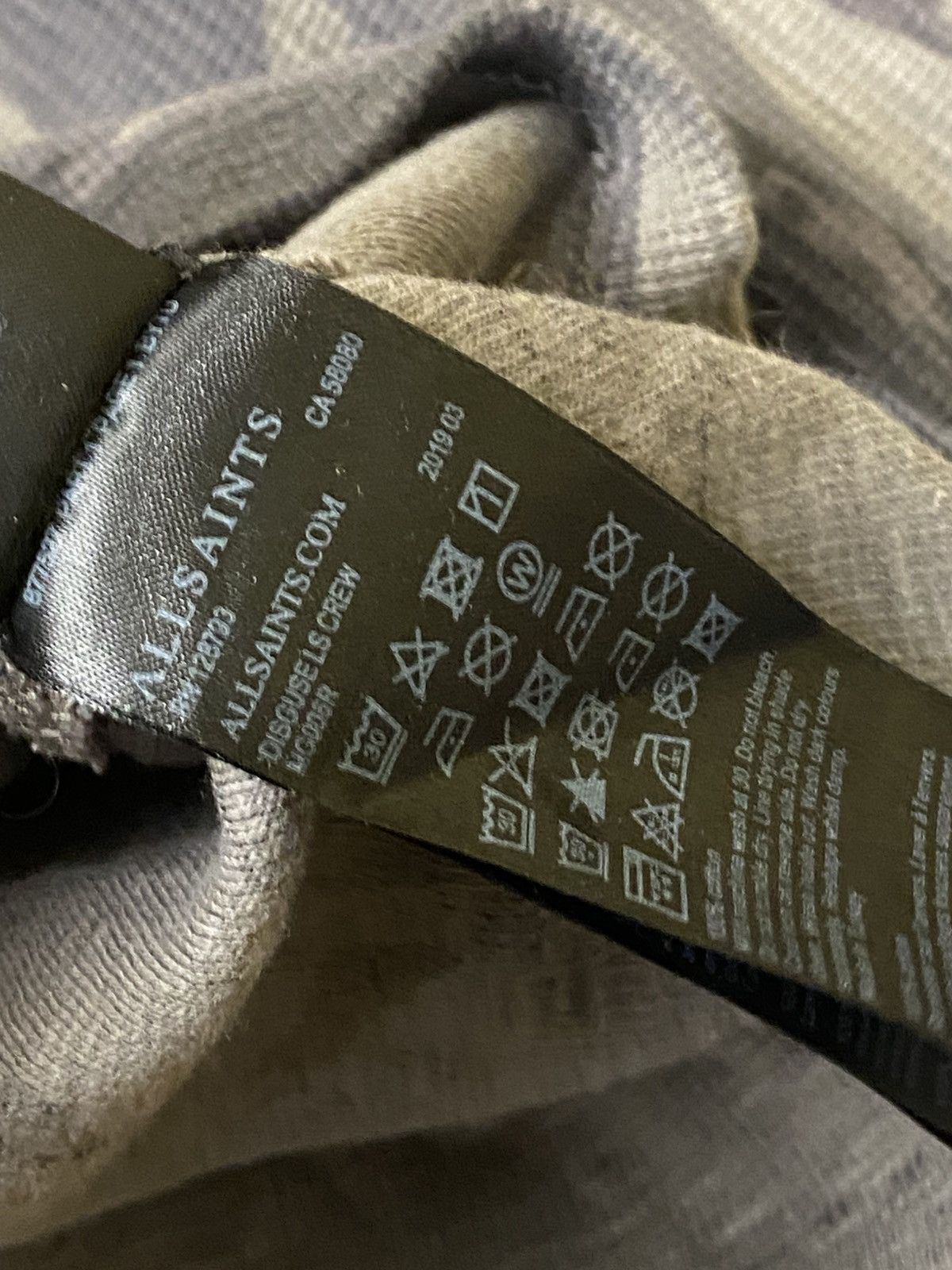 Allsaints Allsaints Camo Waffle Crewneck Long Sleeve Size: S Size US S / EU 44-46 / 1 - 4 Thumbnail