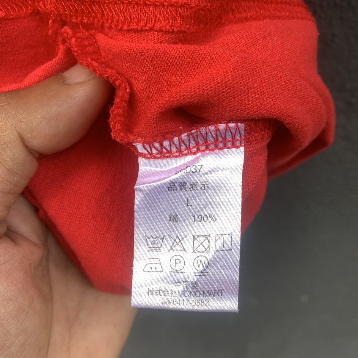 Vintage Thrashed Faded Kangol Tee Size US L / EU 52-54 / 3 - 6 Thumbnail